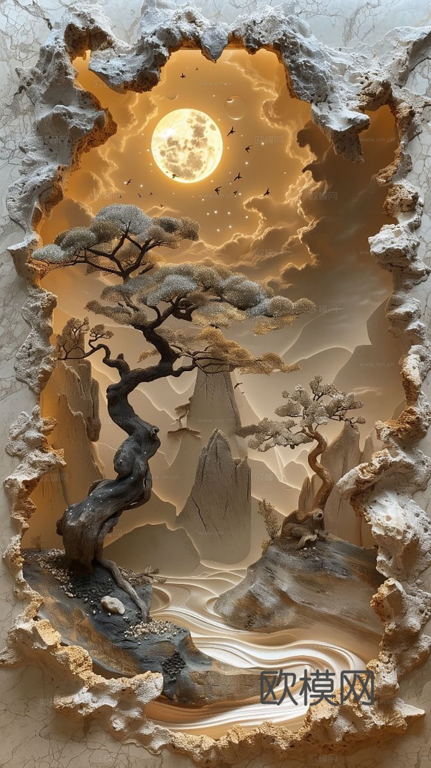 抽象意境画  现代装饰挂画   艺术画