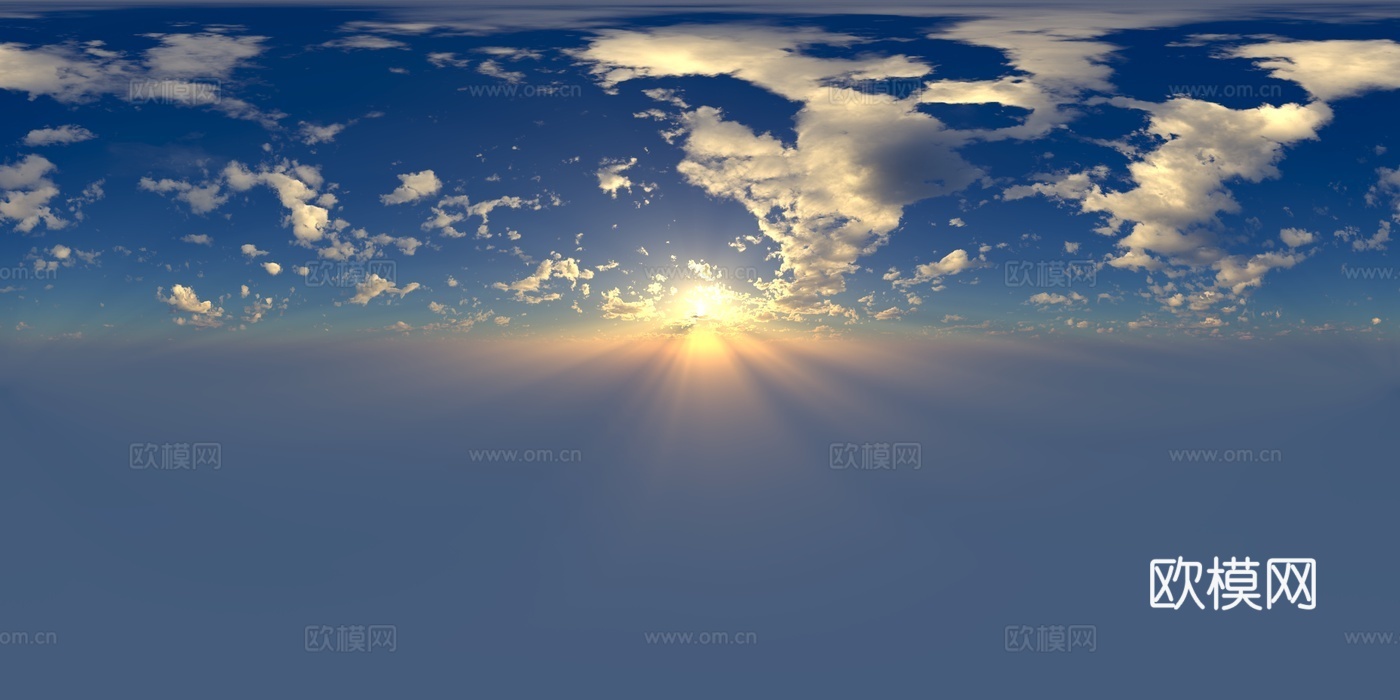 漂亮天空高清环境贴图 HDR