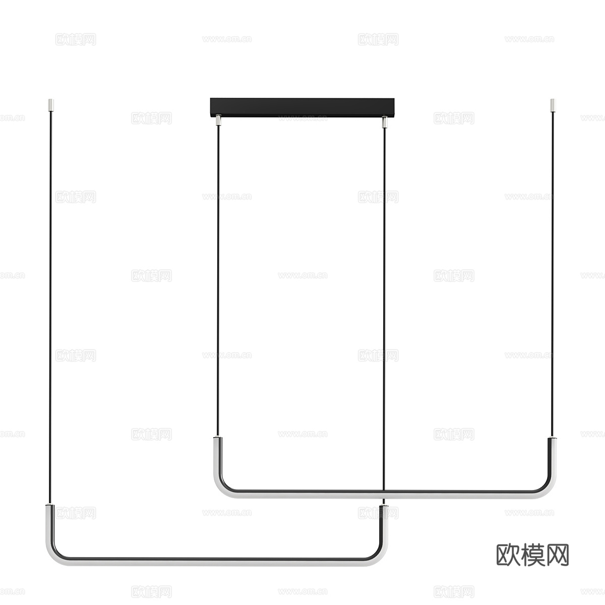 简约吊灯 极简吊灯 艺术吊灯 餐厅吊灯 吧台吊灯 线型吊灯3d模型