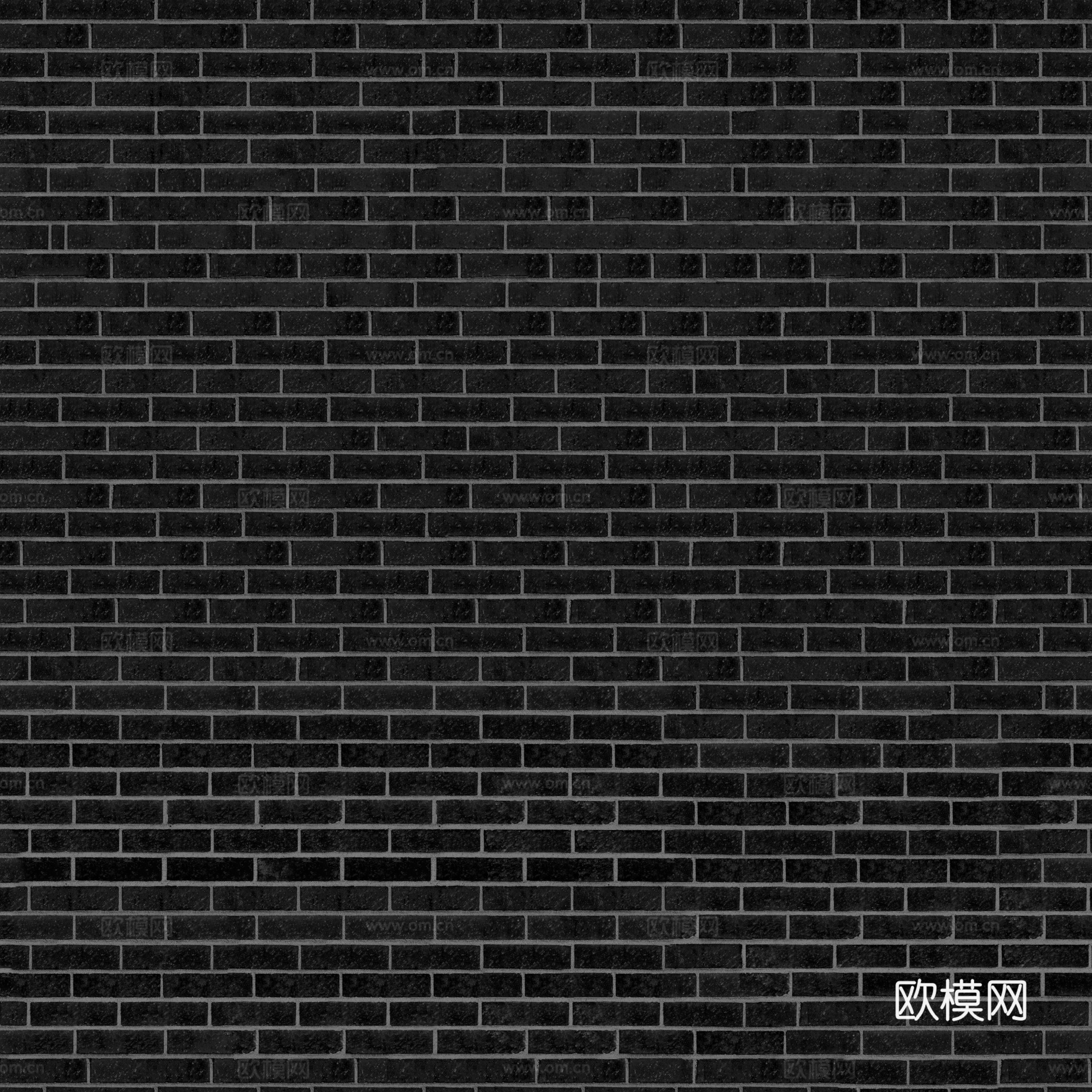 黑色砖墙