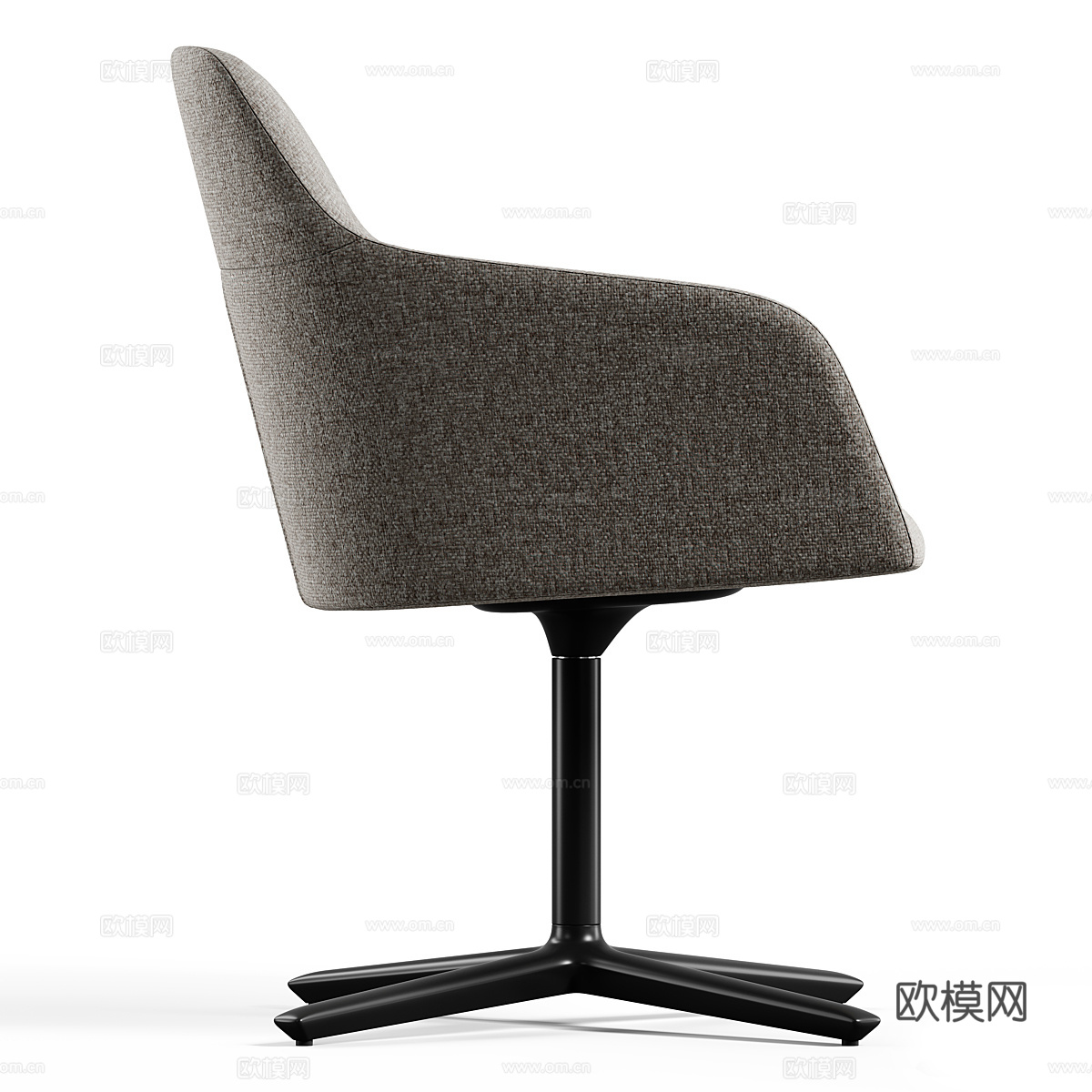 现代意式办公椅3d模型