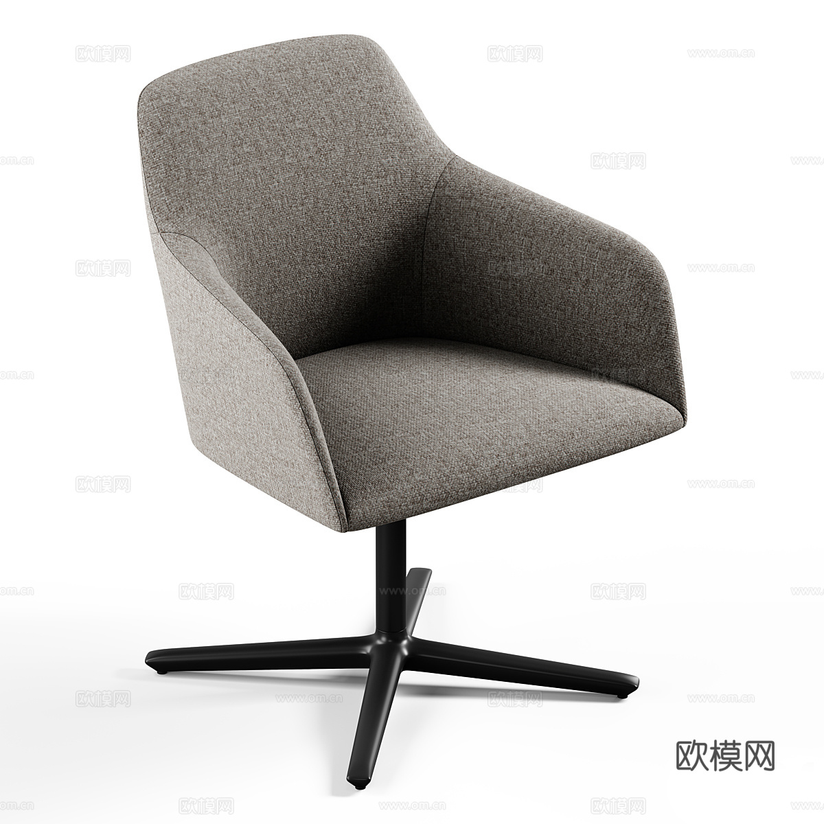 现代意式办公椅3d模型