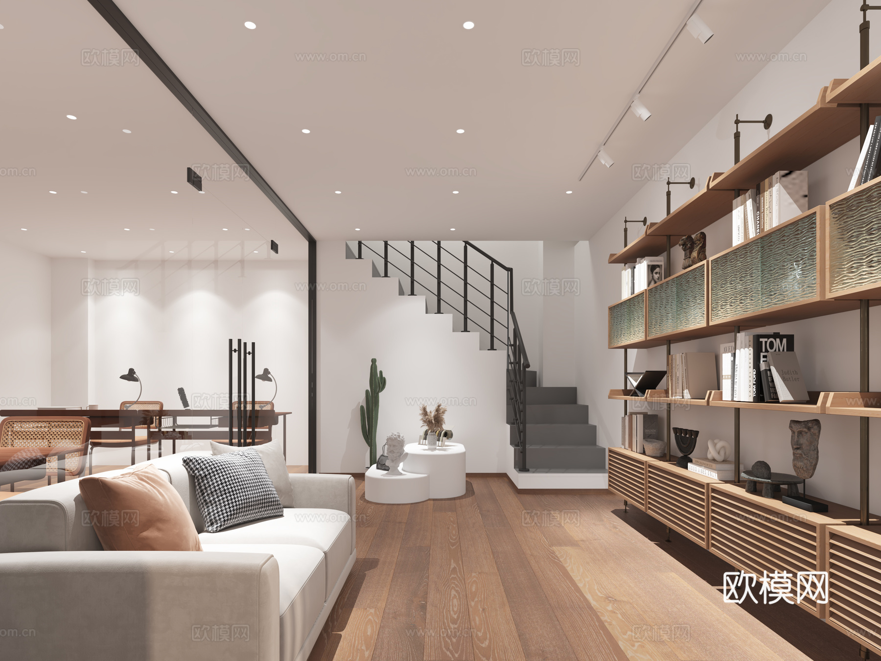 现代奢侈品店3d模型