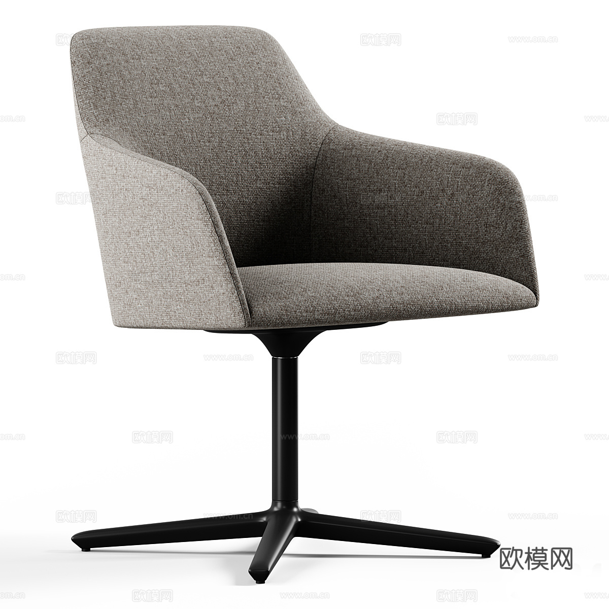 现代意式办公椅3d模型