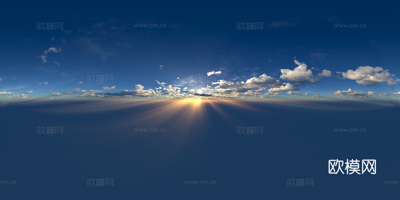 漂亮天空高清环境贴图 HDR