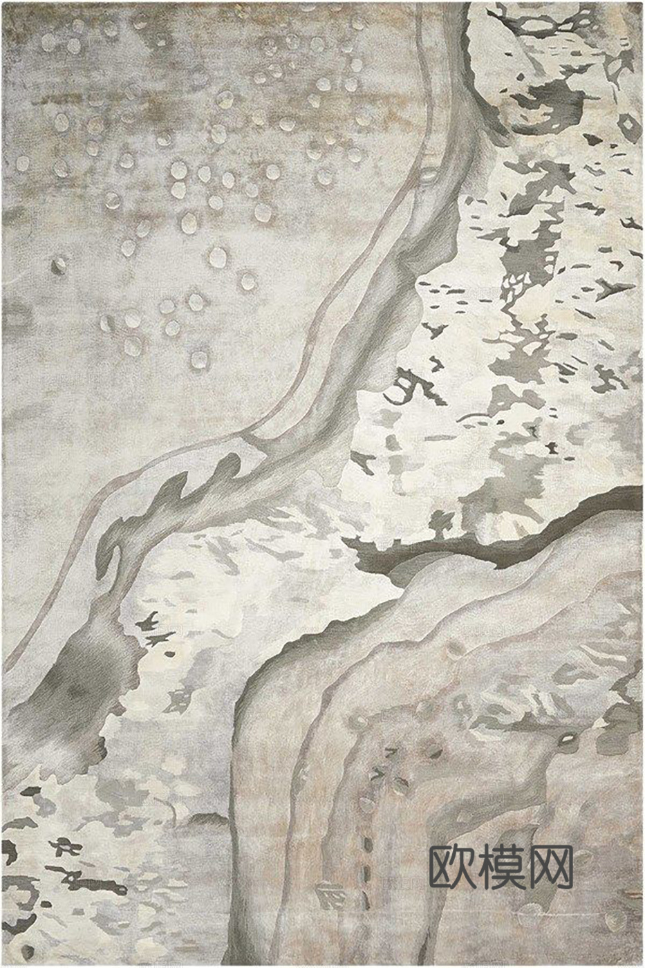 现代毛绒地毯  无缝高清地毯  几何抽象地毯   地毯