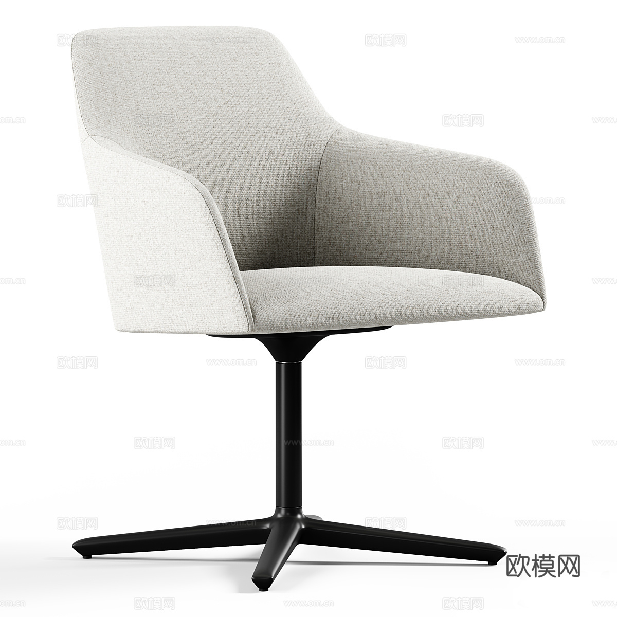 现代意式办公椅3d模型