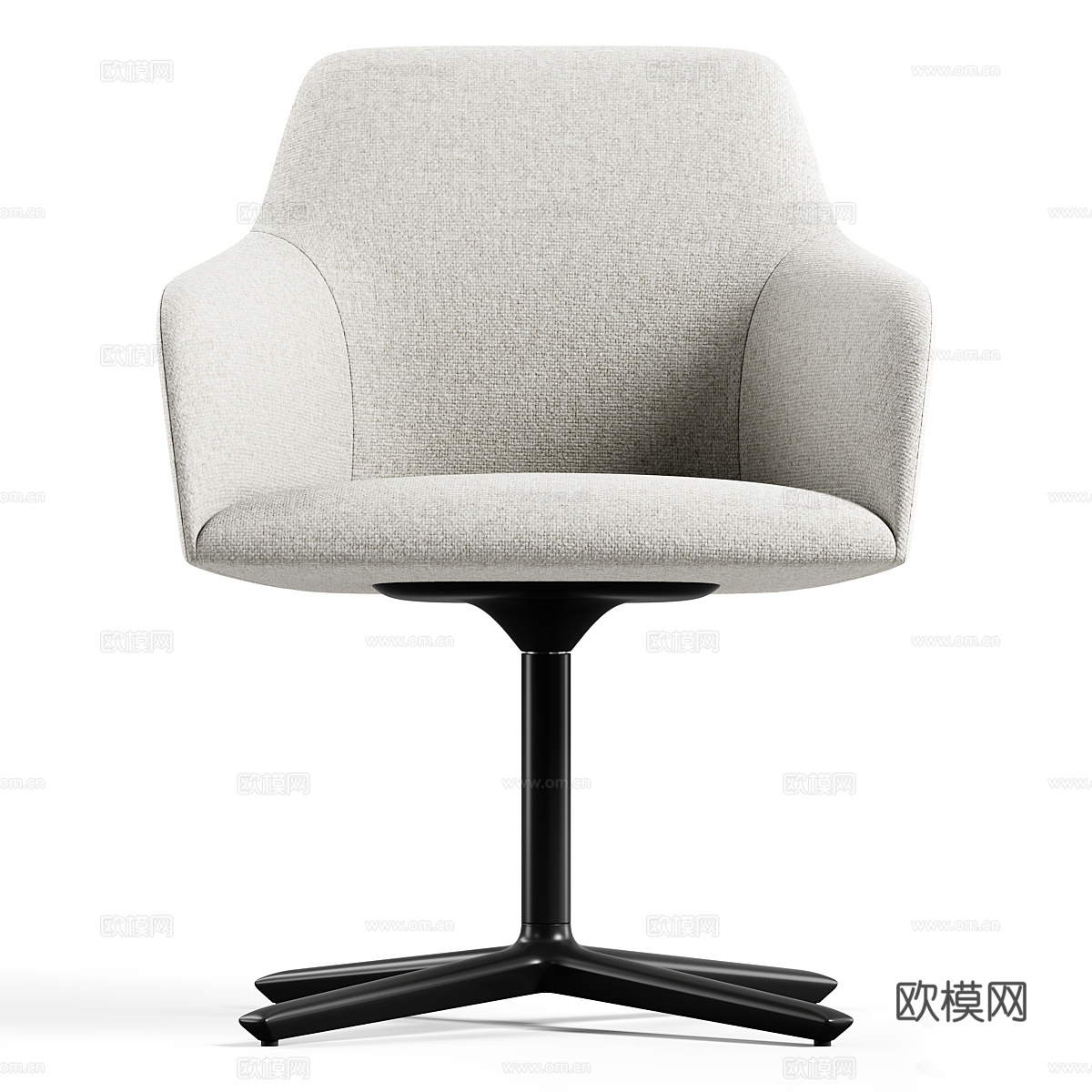 现代意式办公椅3d模型