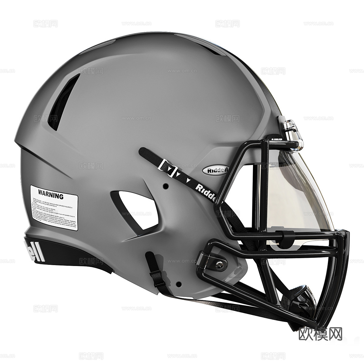 Riddell 速度图标头盔3d模型