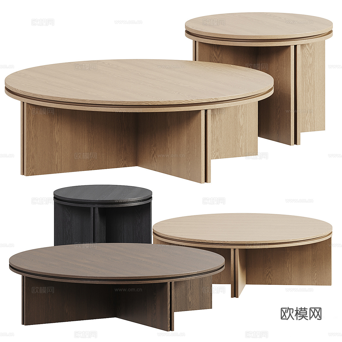 Kendo Mobiliario Slot 圆形咖啡桌3d模型
