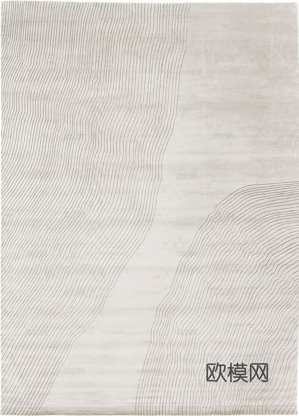 新中式中古风地毯    无缝流水纹地毯  几何抽象地毯下载