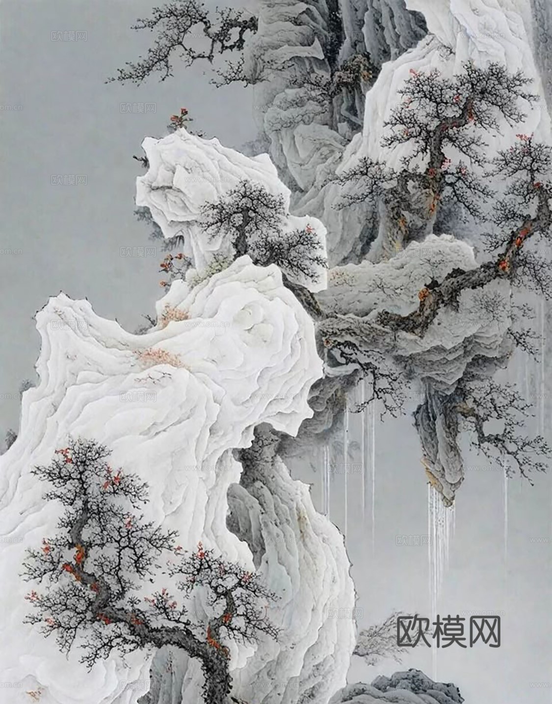 中古侘寂挂画 艺术画  抽象画  现代装饰挂画