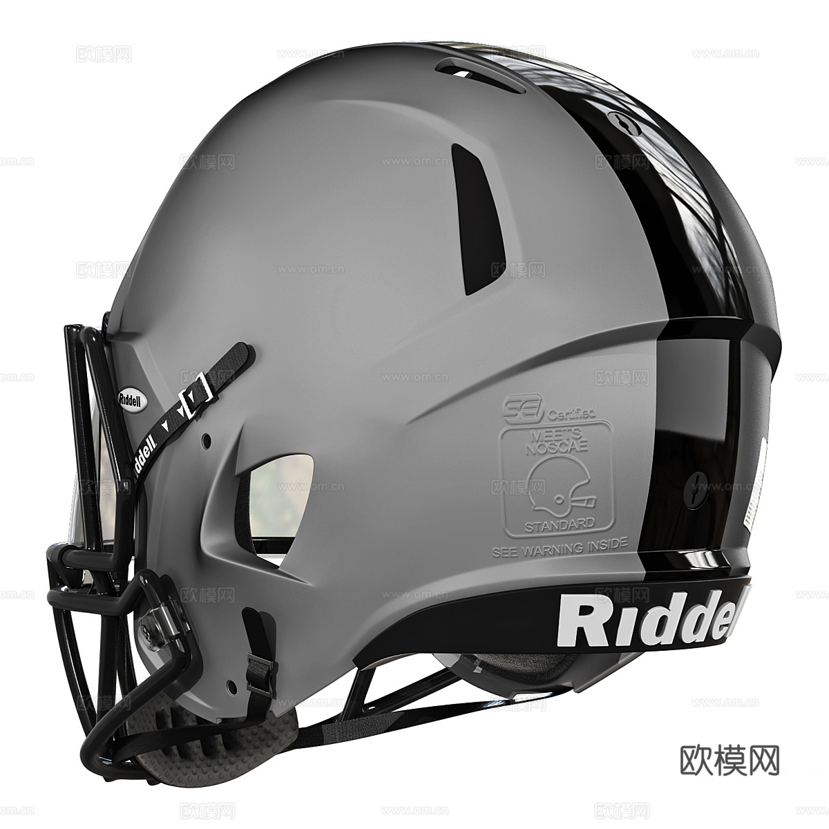 Riddell 速度图标头盔3d模型