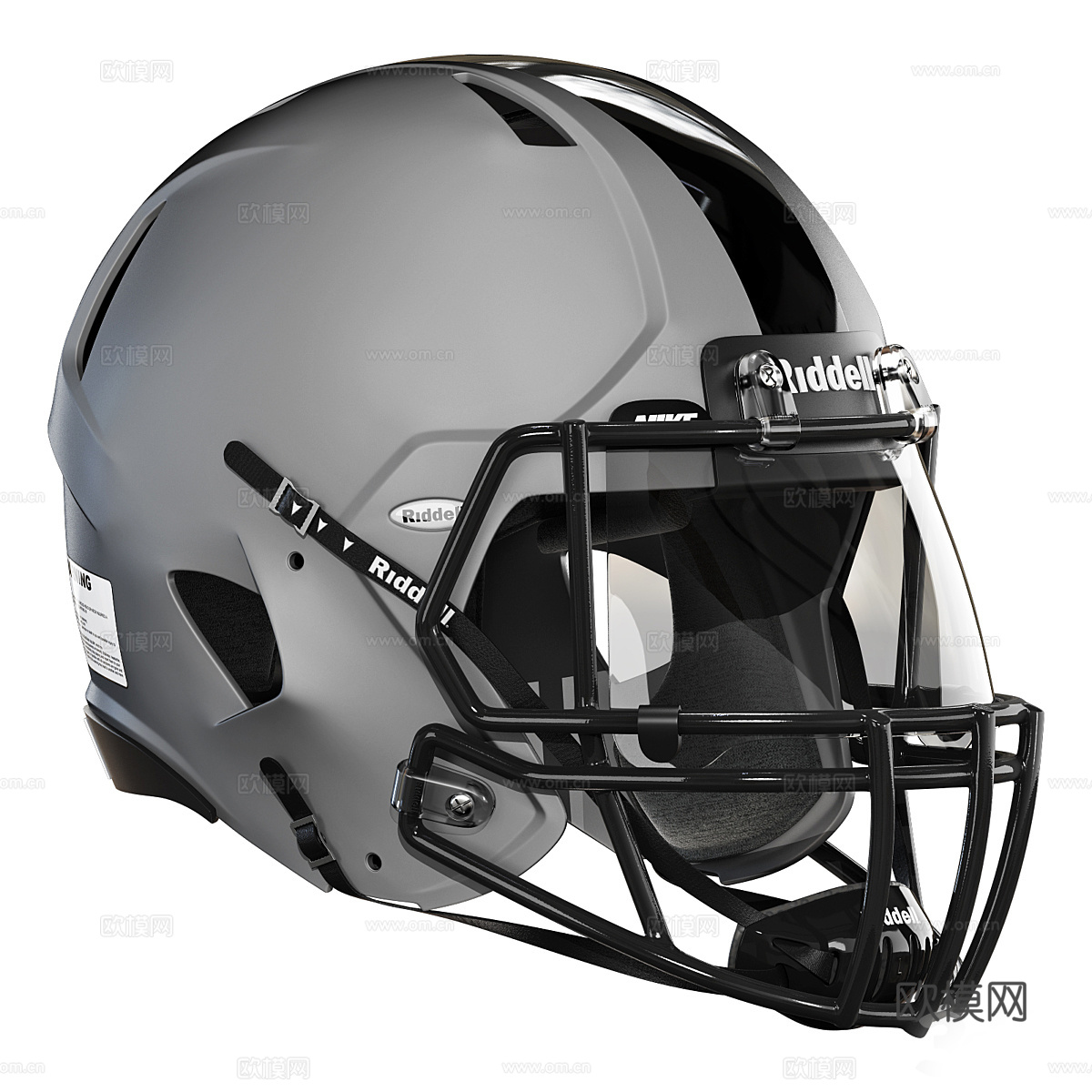 Riddell 速度图标头盔3d模型