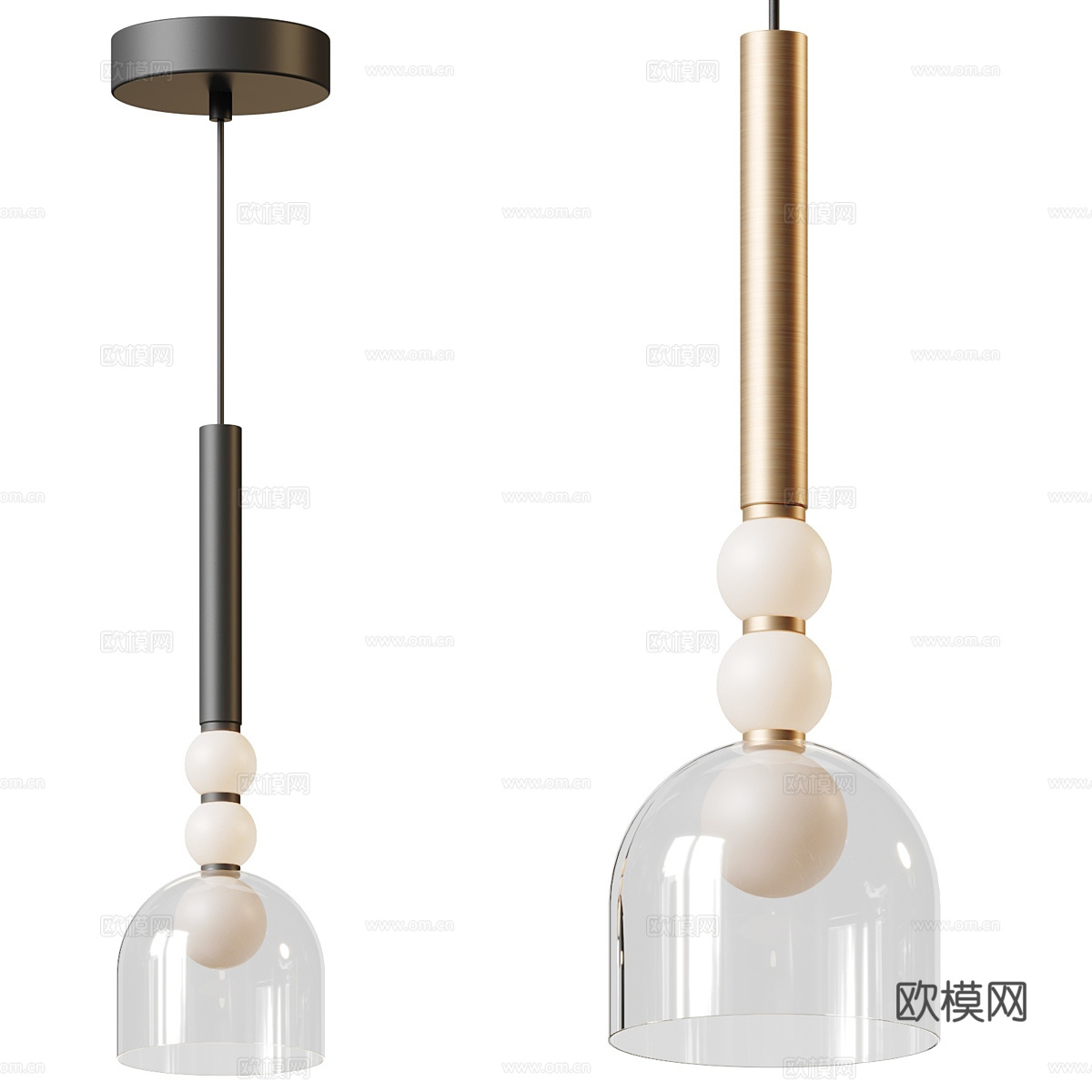 简约吊灯 极简吊灯 艺术吊灯 玻璃吊灯 餐厅吊灯 床头吊灯3d模型