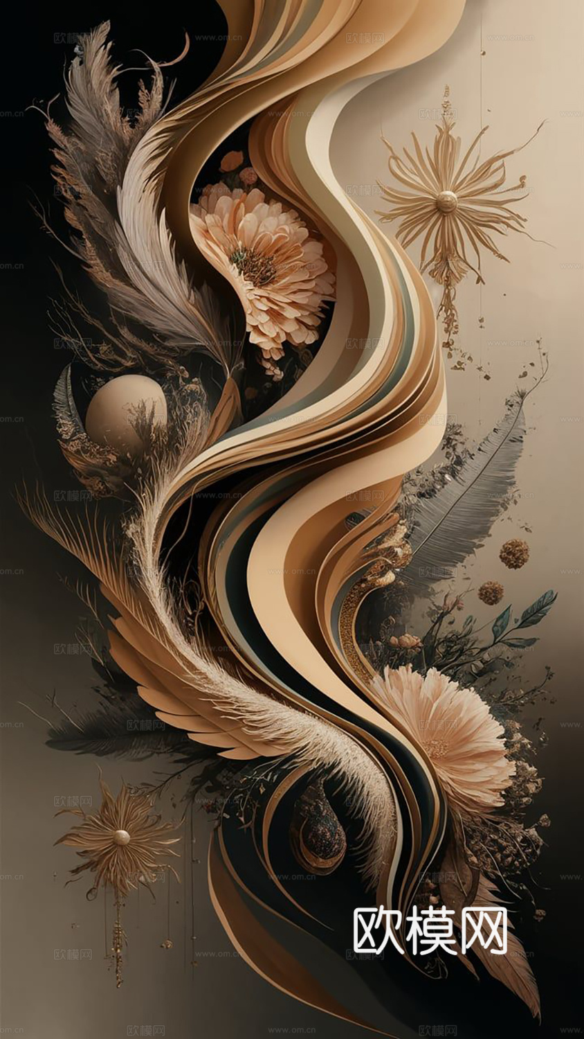 现代装饰挂画  线条挂画 艺术画  抽象画