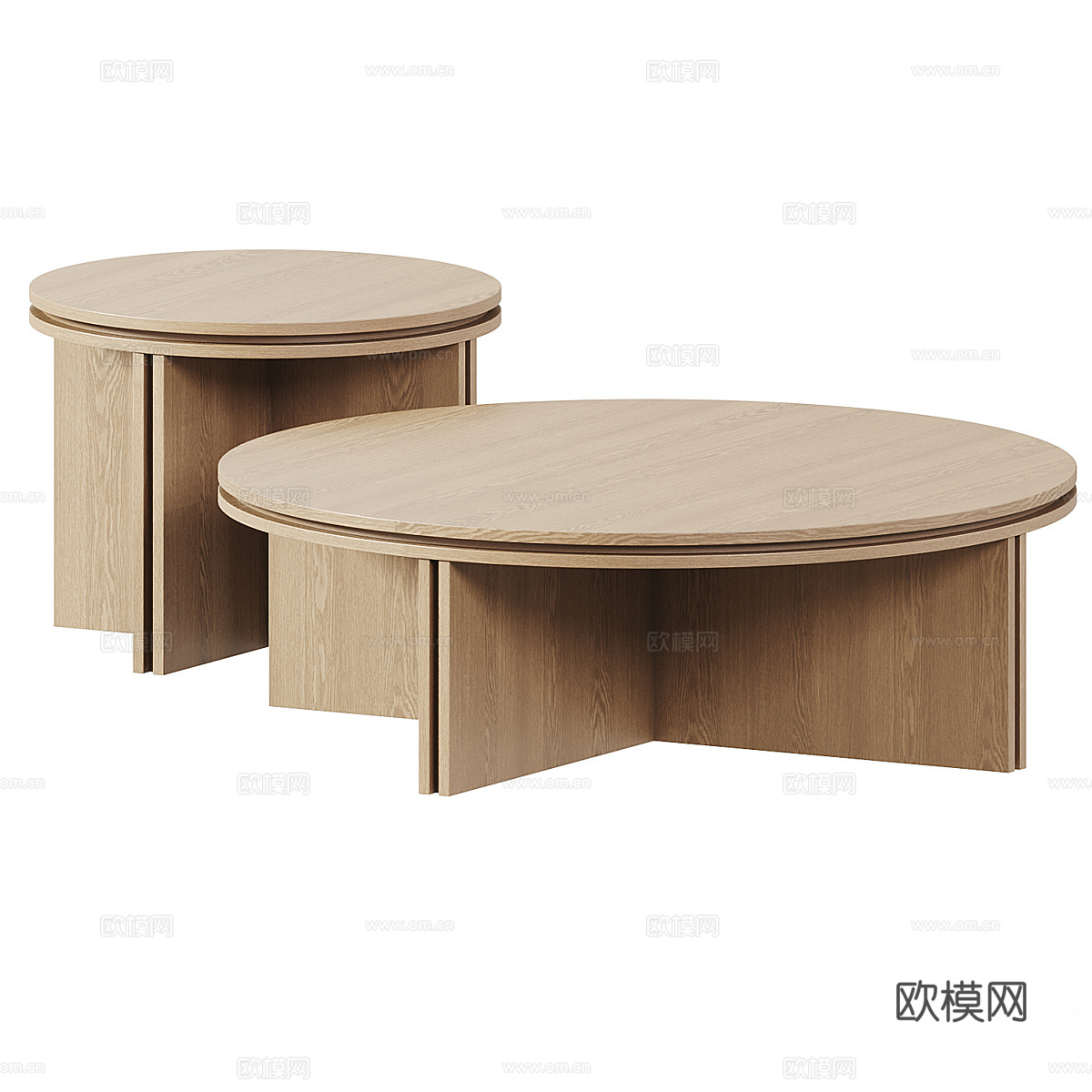 Kendo Mobiliario Slot 圆形咖啡桌3d模型