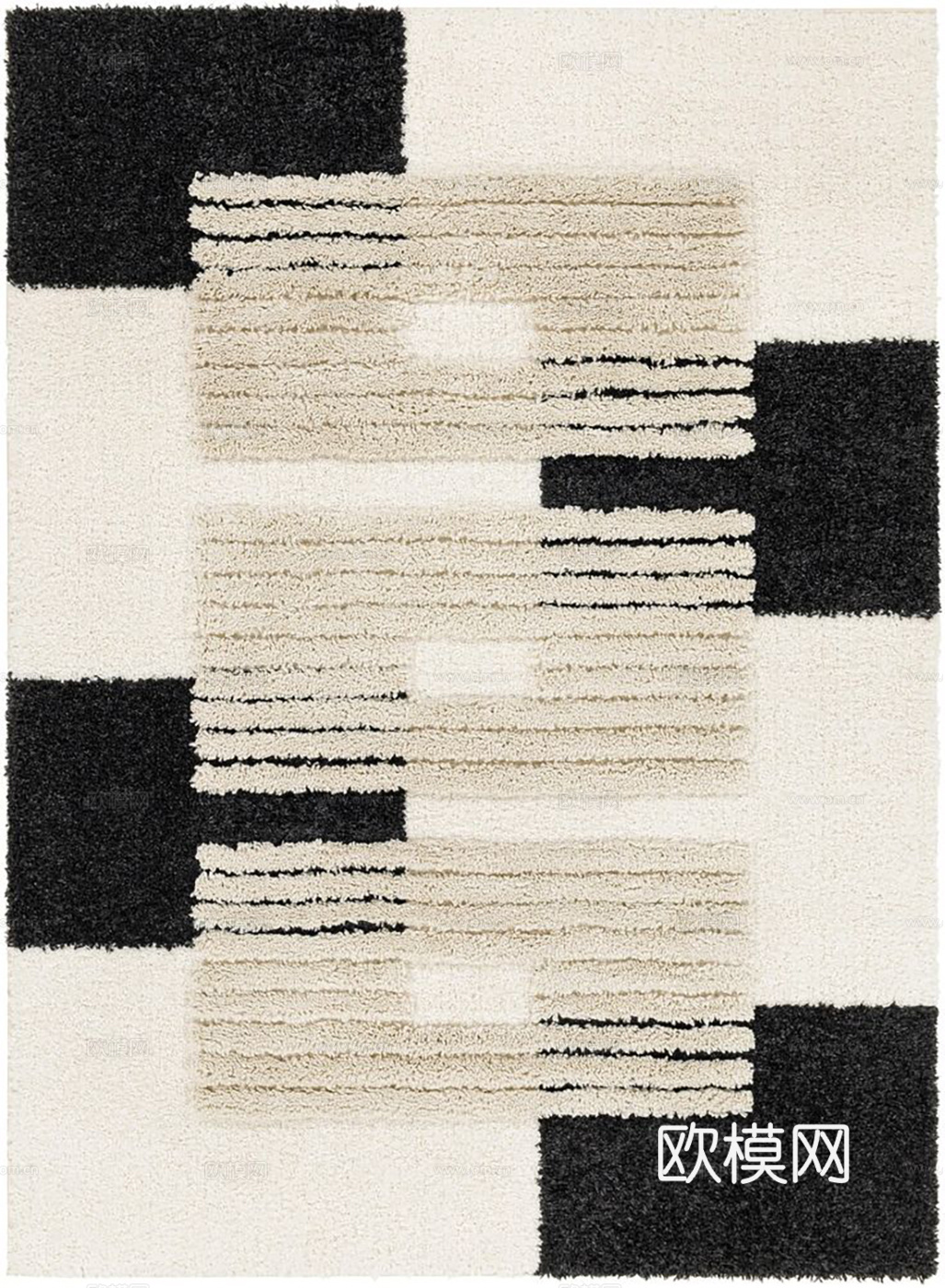 现代毛绒地毯  无缝高清地毯  几何抽象地毯   地毯下载