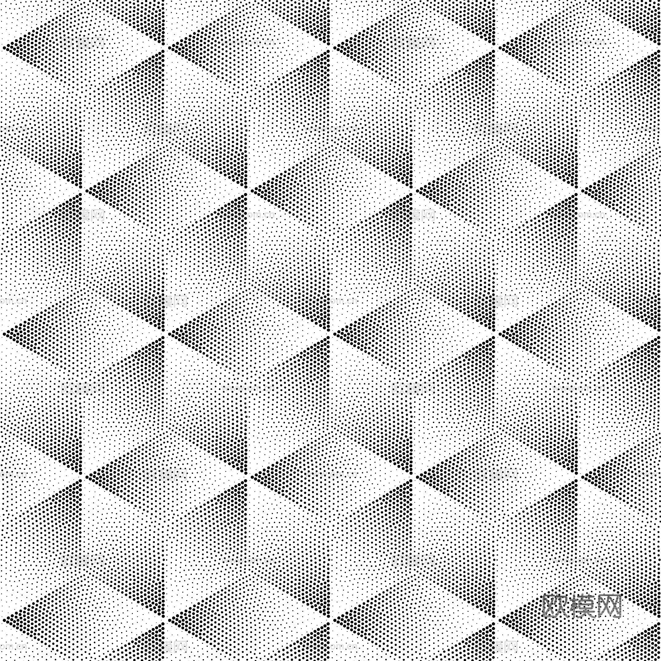 无缝黑白渐变冲孔板