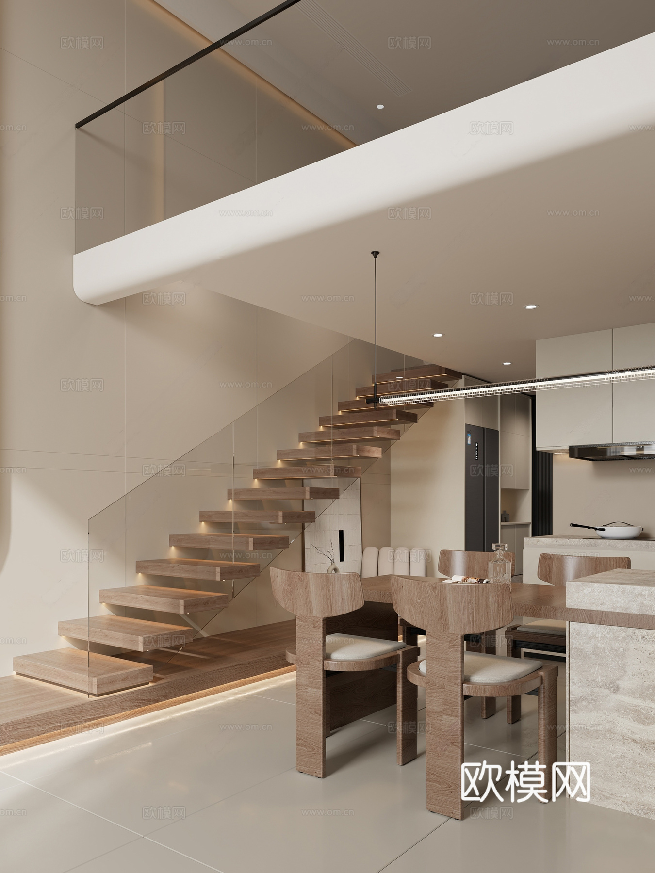 法式客餐厅 沙发茶几组合 毛绒沙发 电视柜 懒人沙发 饰品摆3d模型