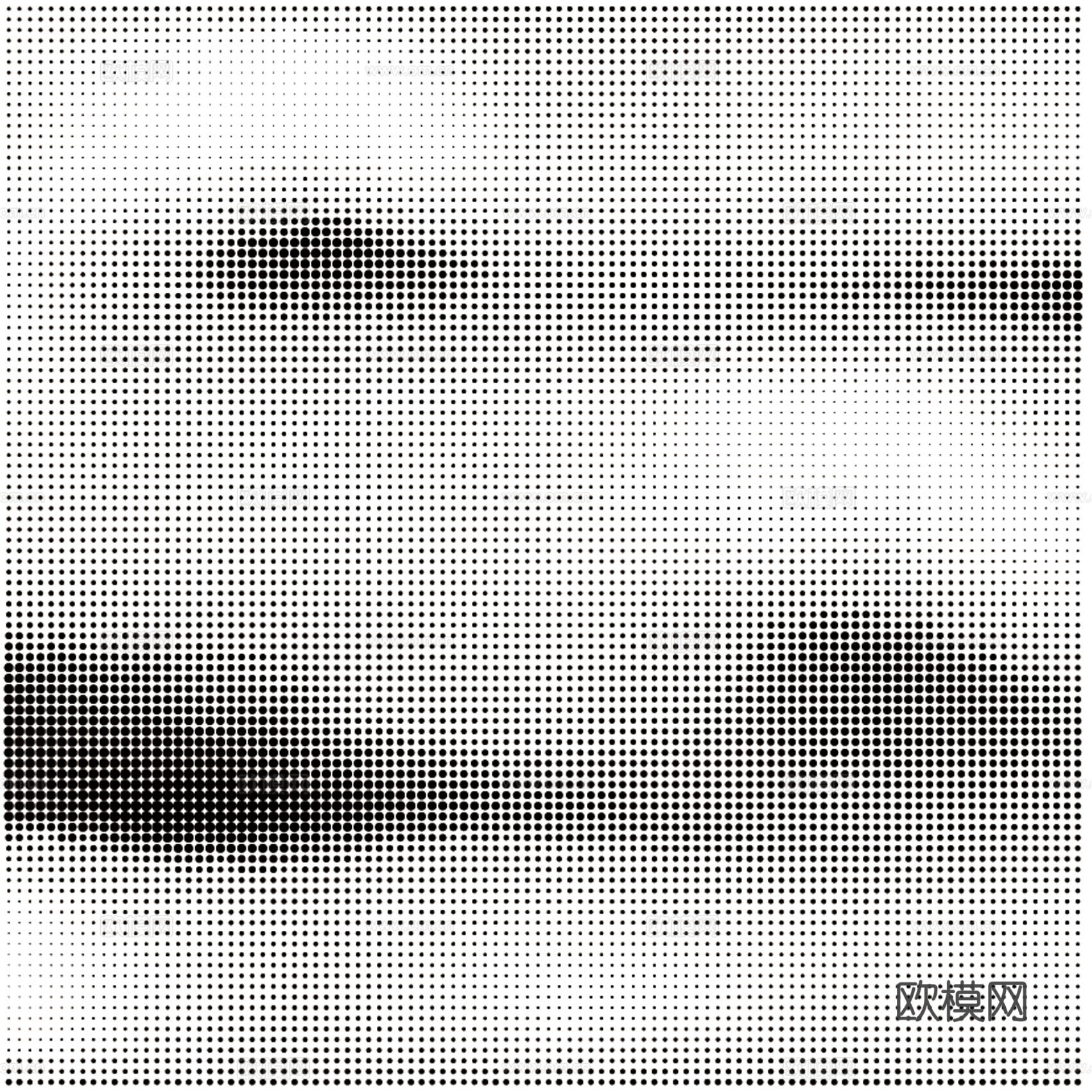 无缝黑白渐变冲孔板