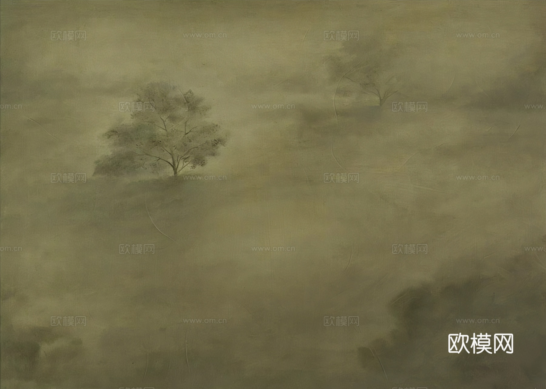 抽象意境画  复古中古风装饰挂画   艺术画下载