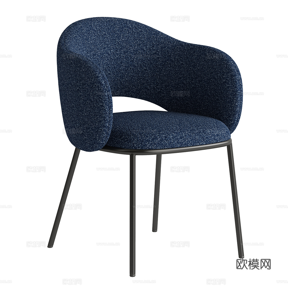 现代奶油风 Maina 椅子3d模型