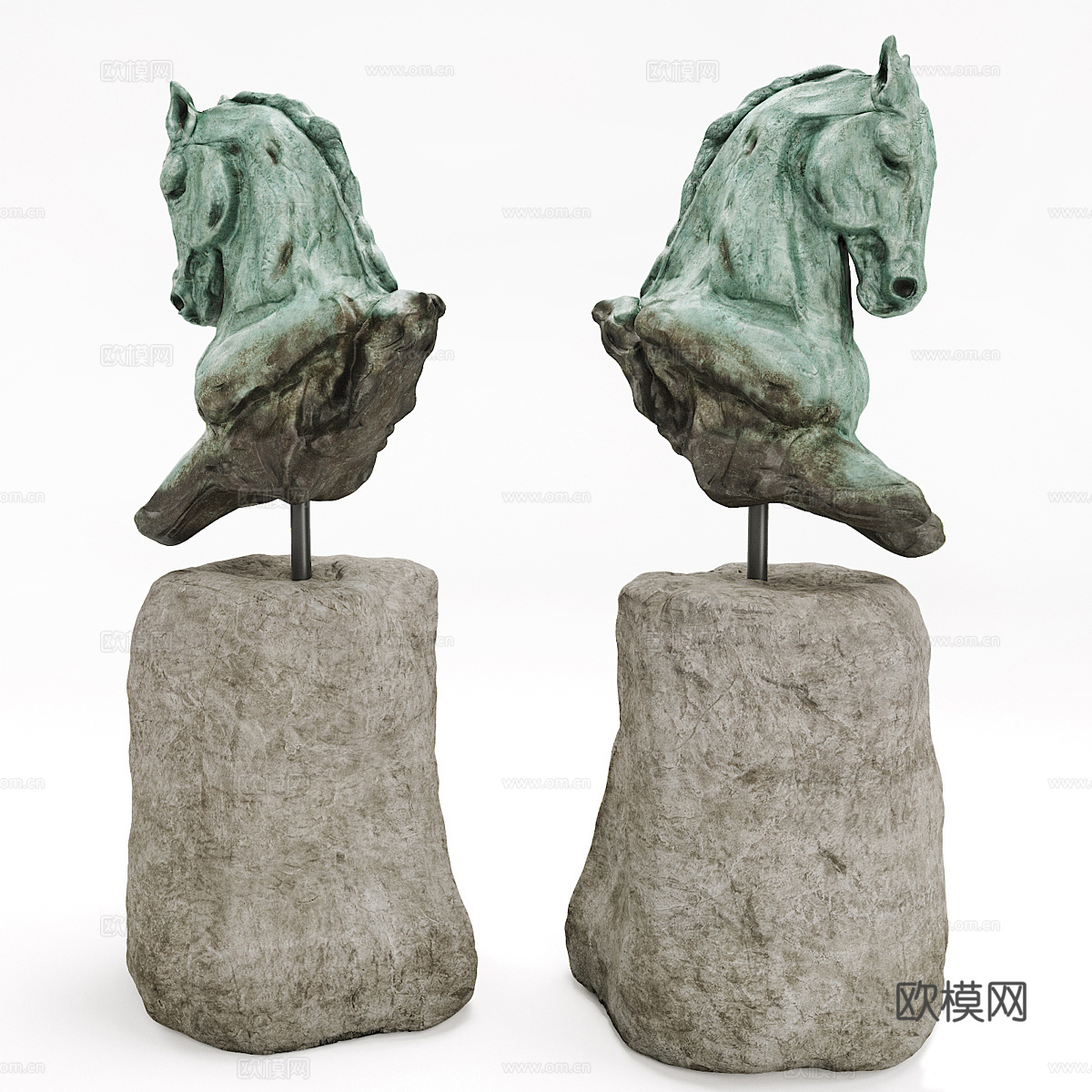 Stephanie Revennaugh 马胸像雕塑3d模型