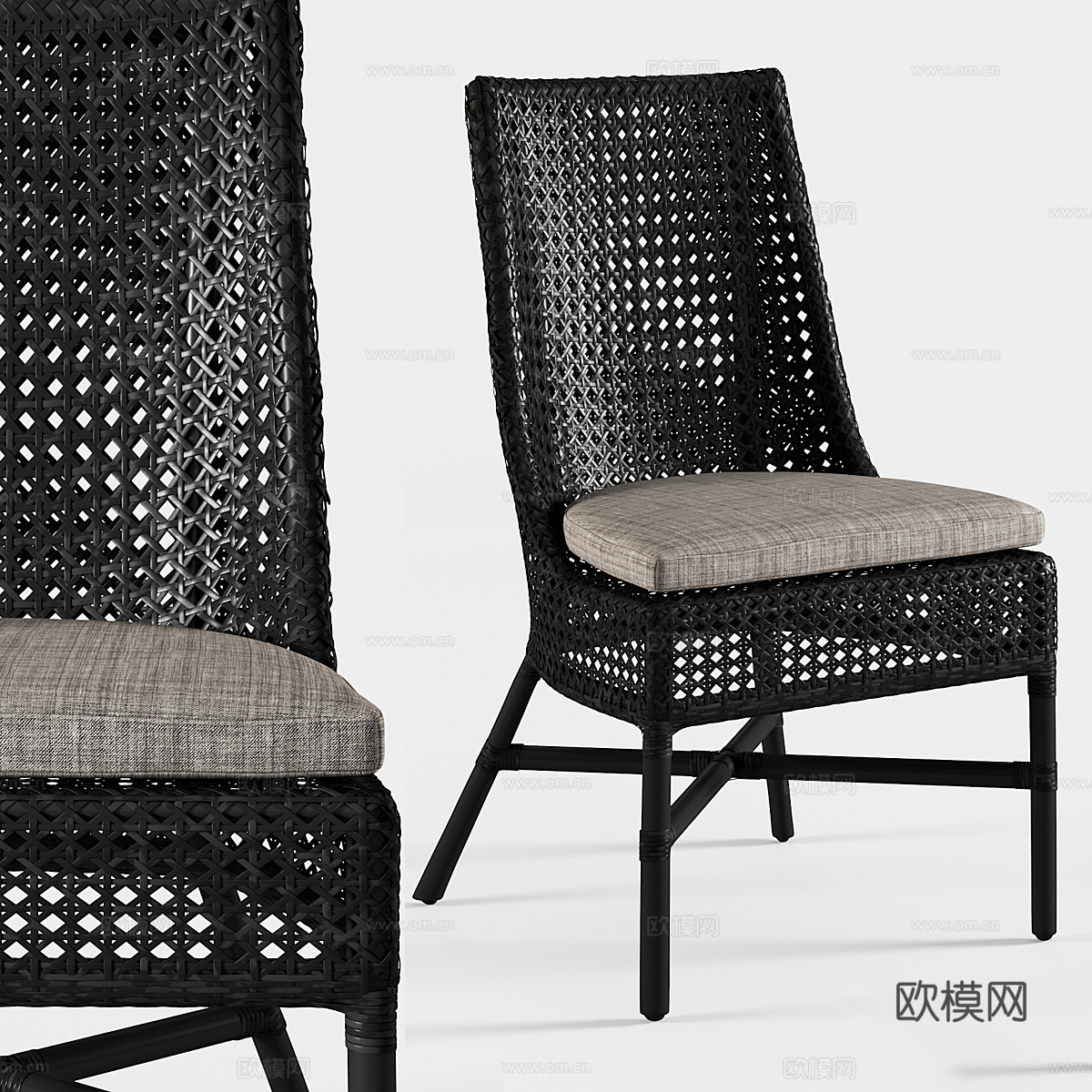 餐椅 马鲁古3d模型