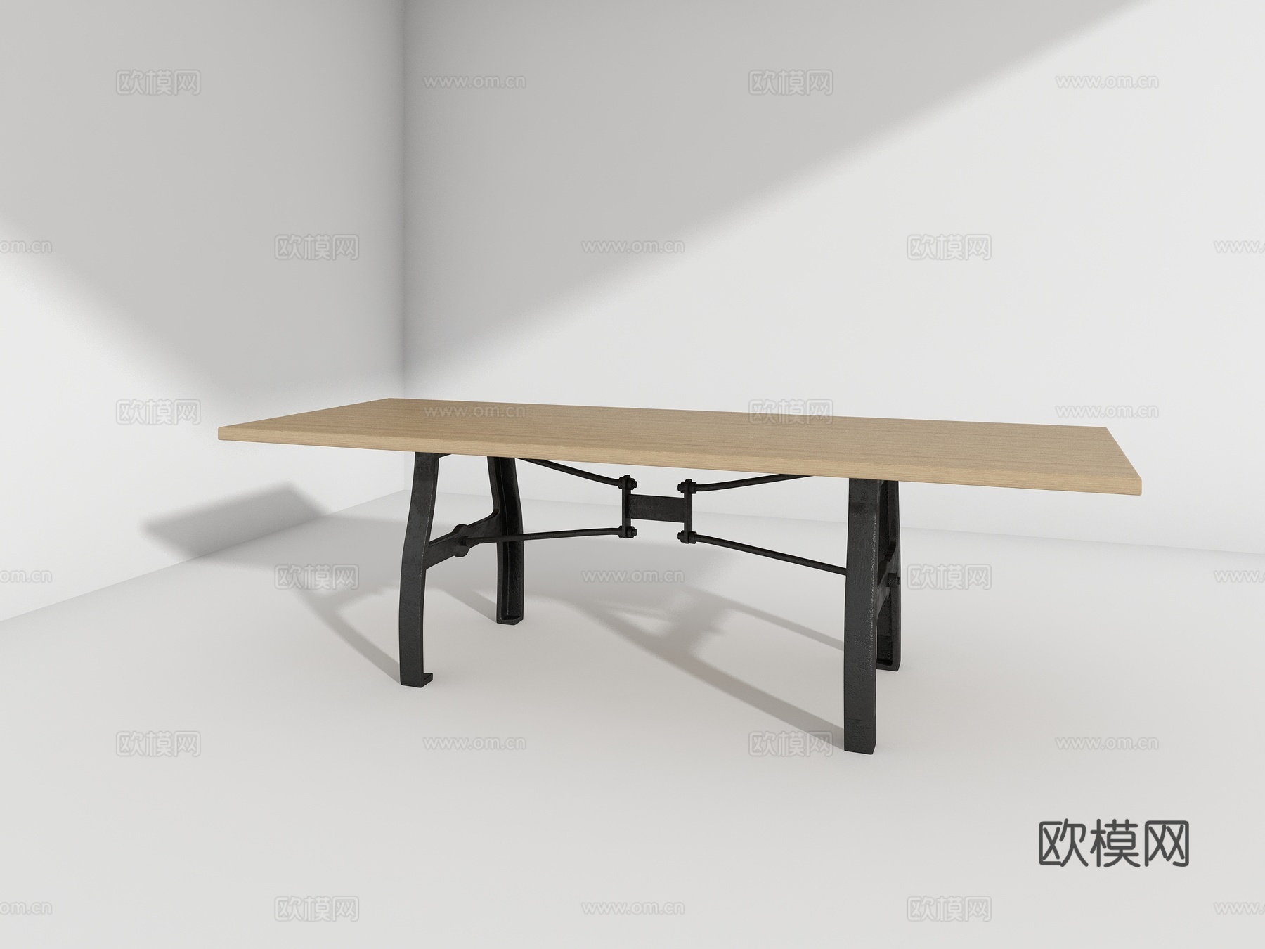 Office desk3d模型