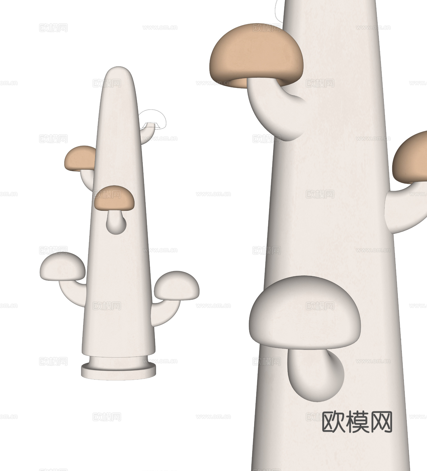 现代创意落地灯su模型