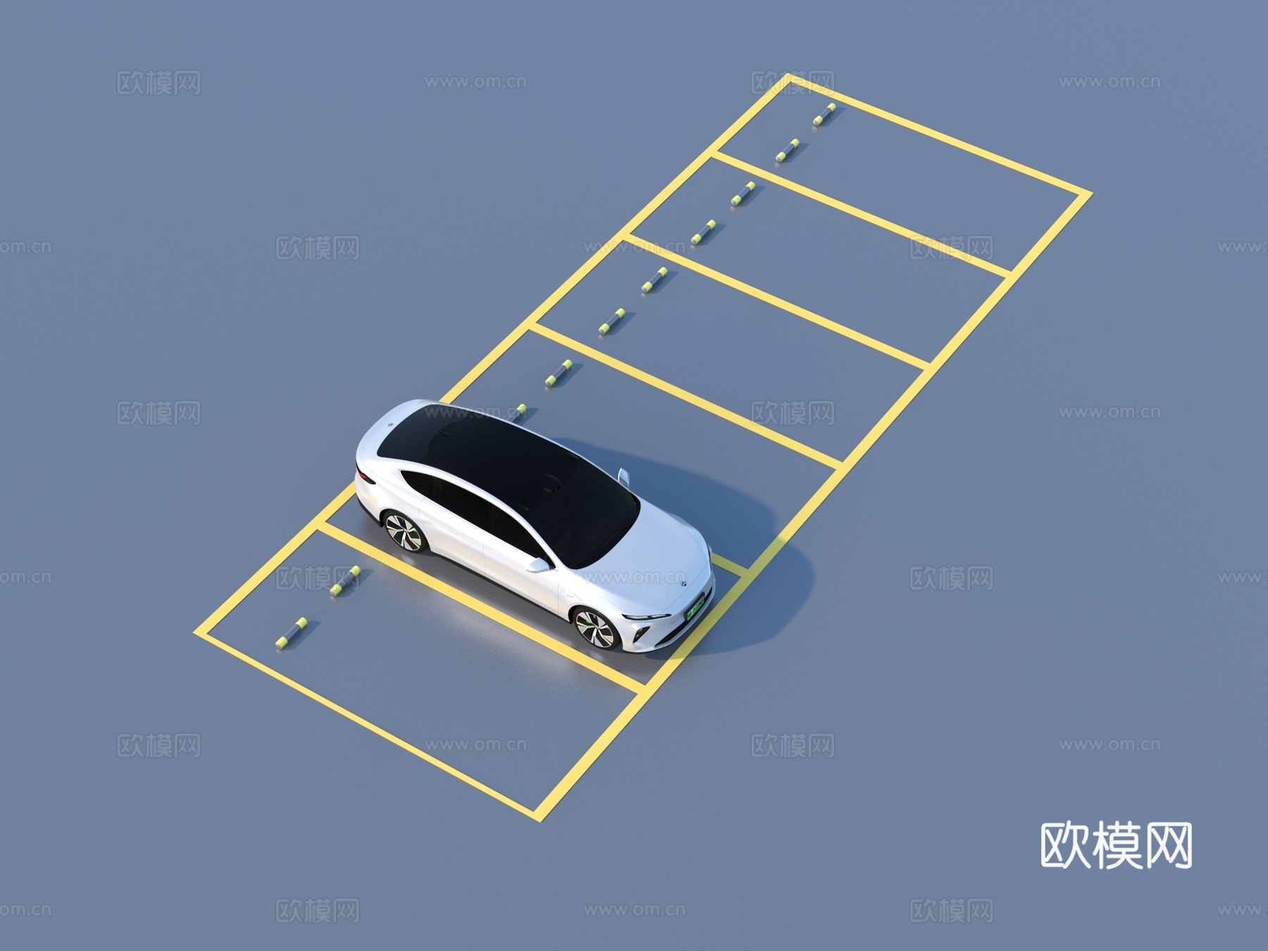 汽车 新能源车3d模型