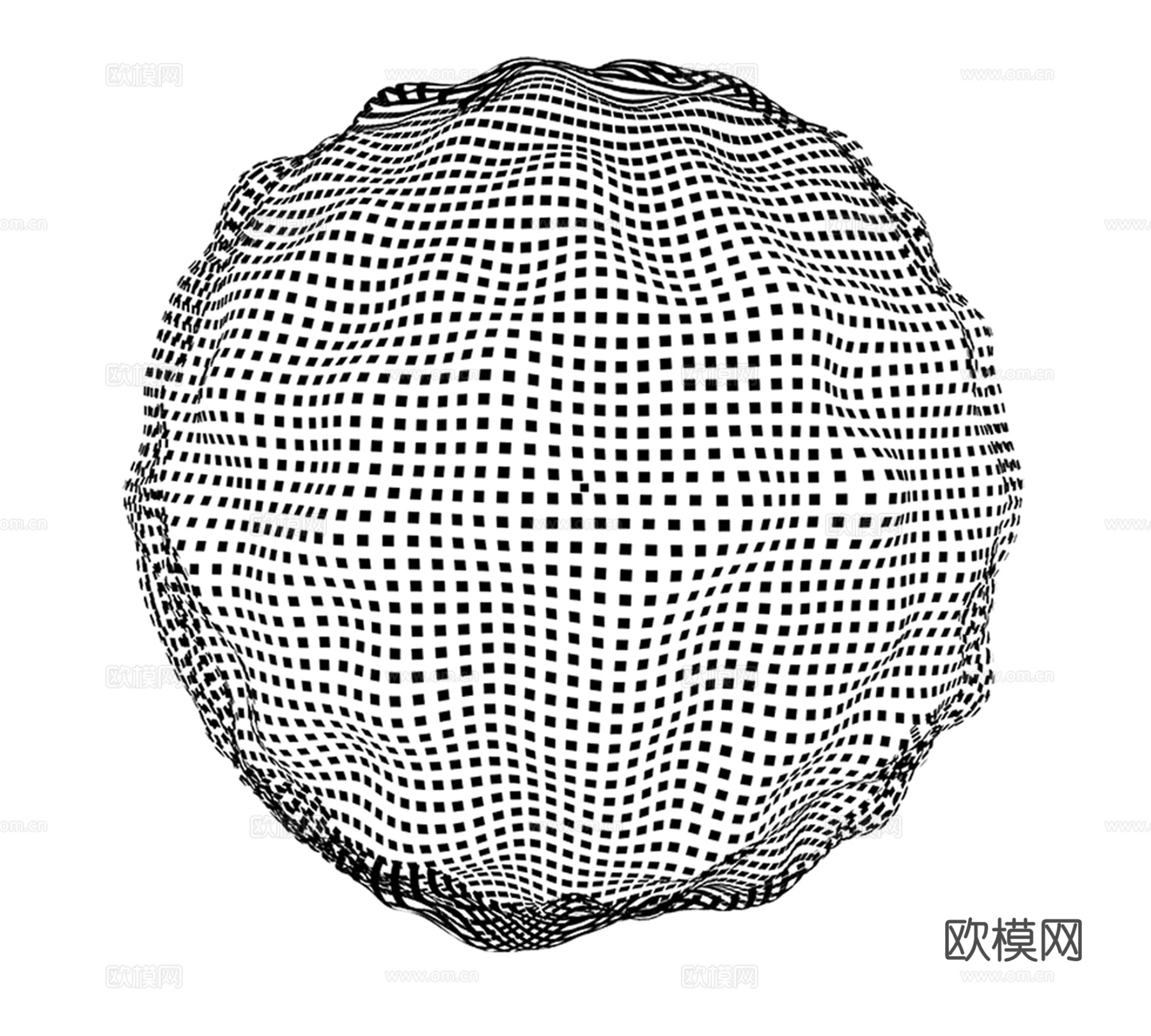 黑白圆形渐变圆点冲孔