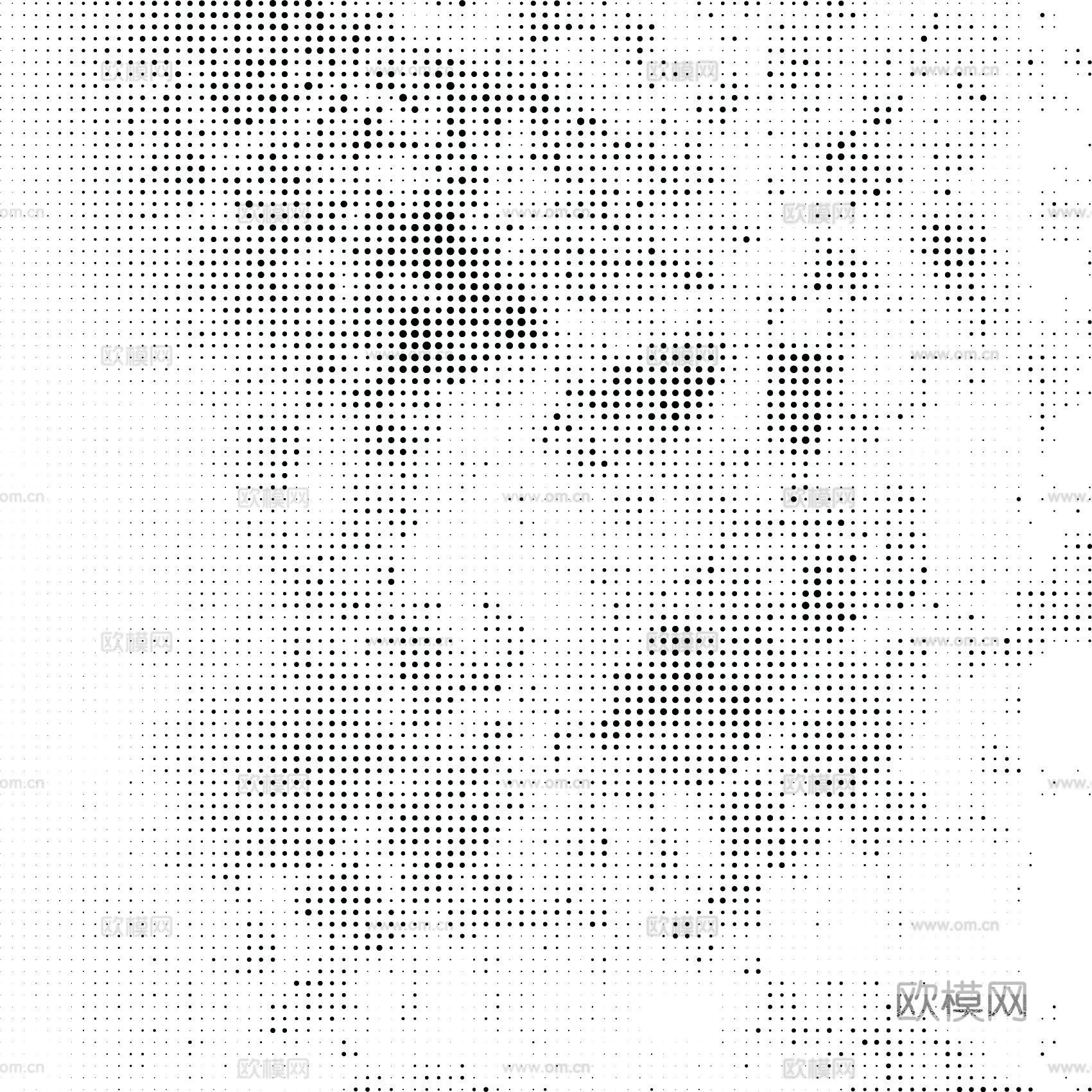 无缝黑白渐变冲孔板