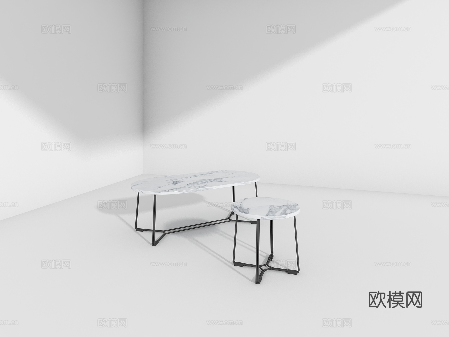 Tea table3d模型