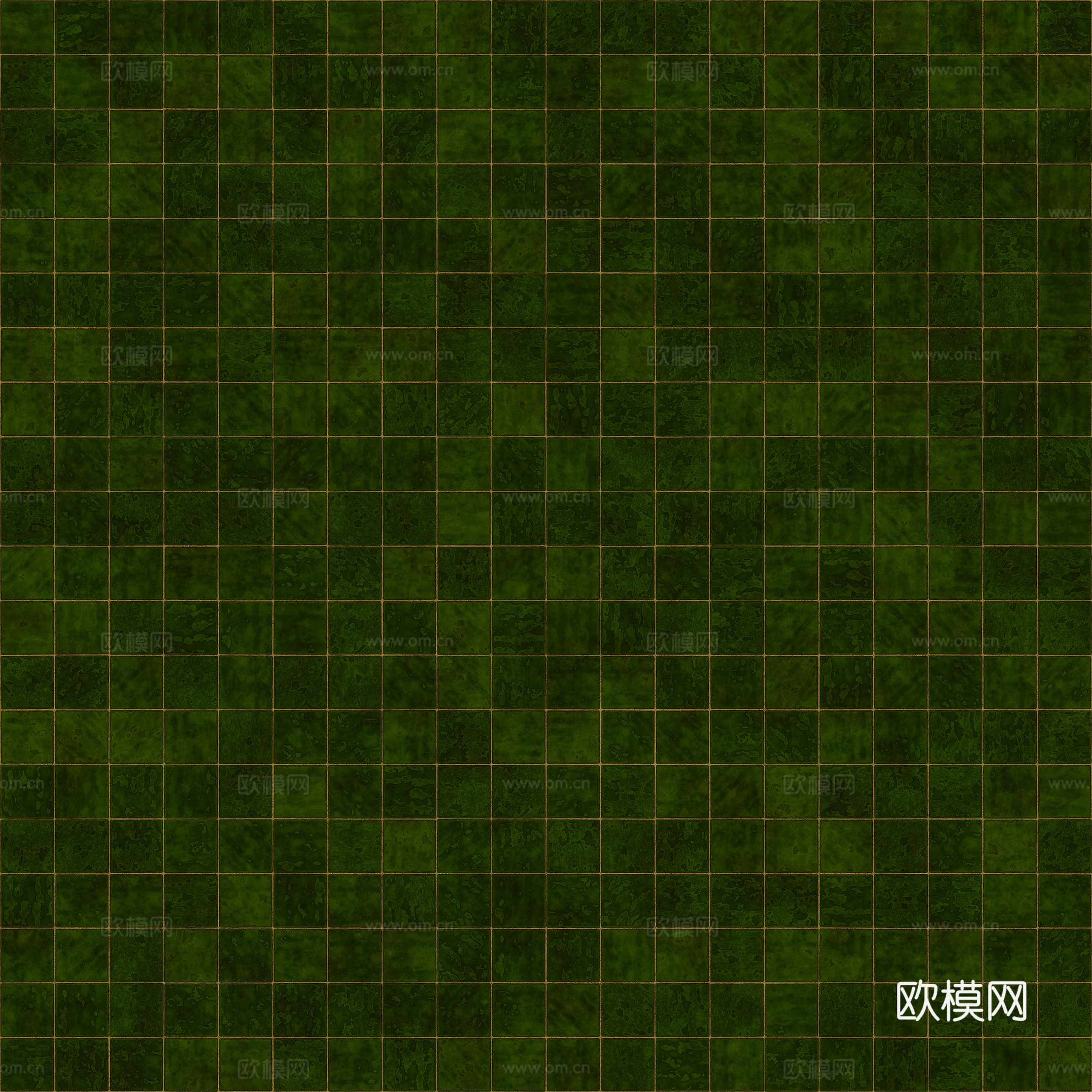 轻奢马赛克 绿色马赛克瓷砖
