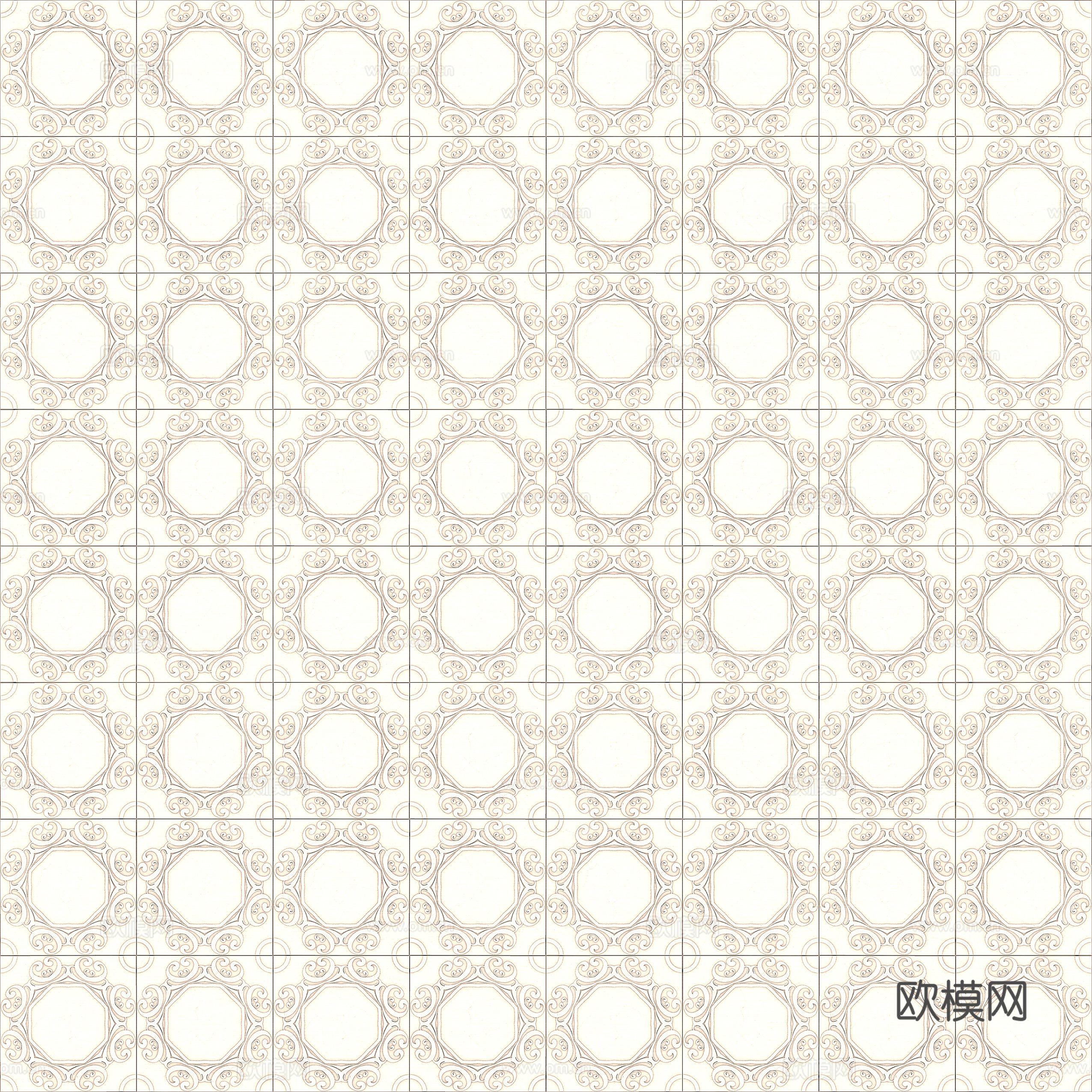 瓷砖 拼花马赛克砖 防滑砖 中式纹样