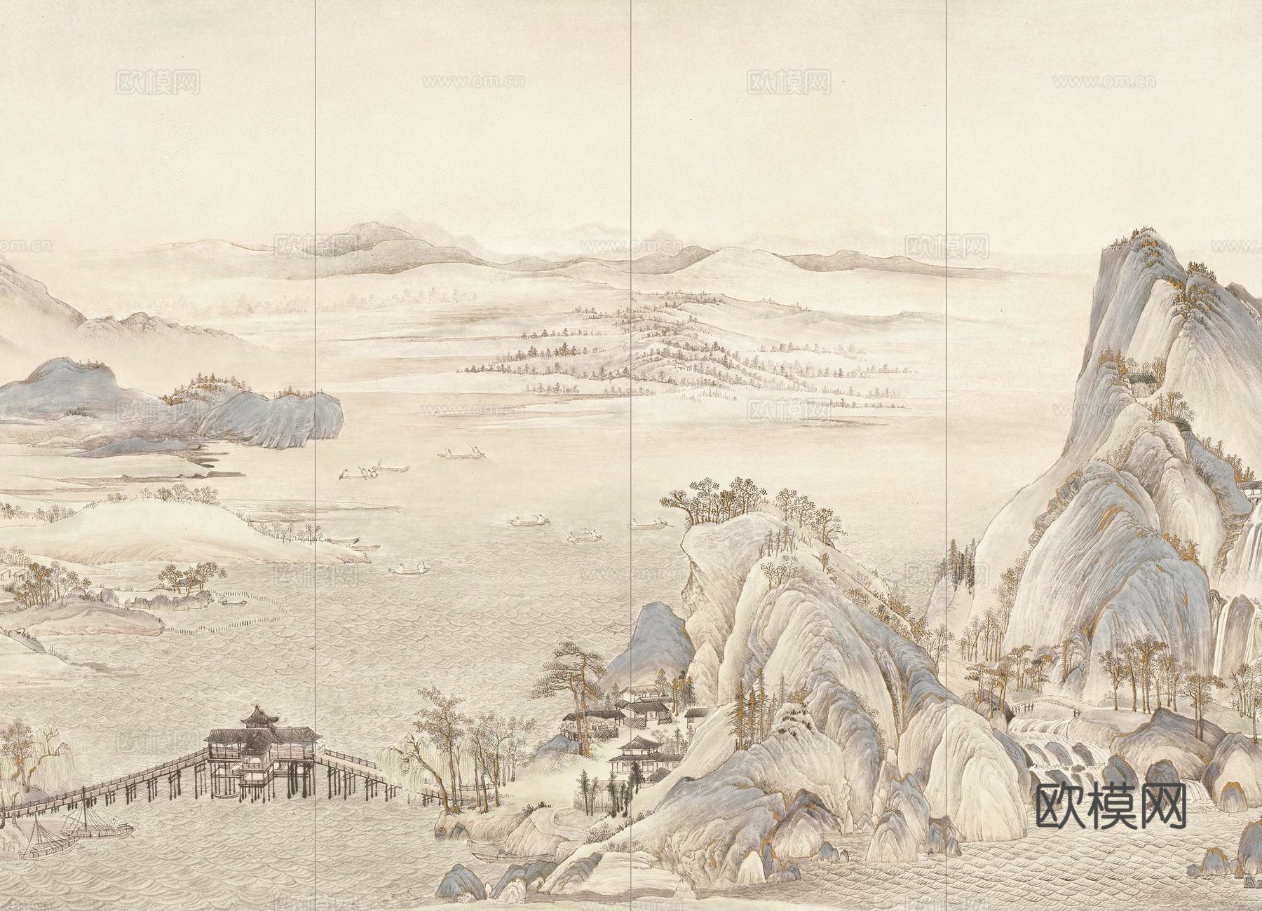 新中式水墨字画装饰画