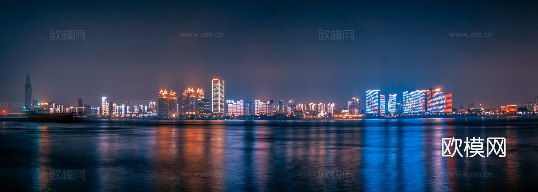 高清都市城市夜景贴图