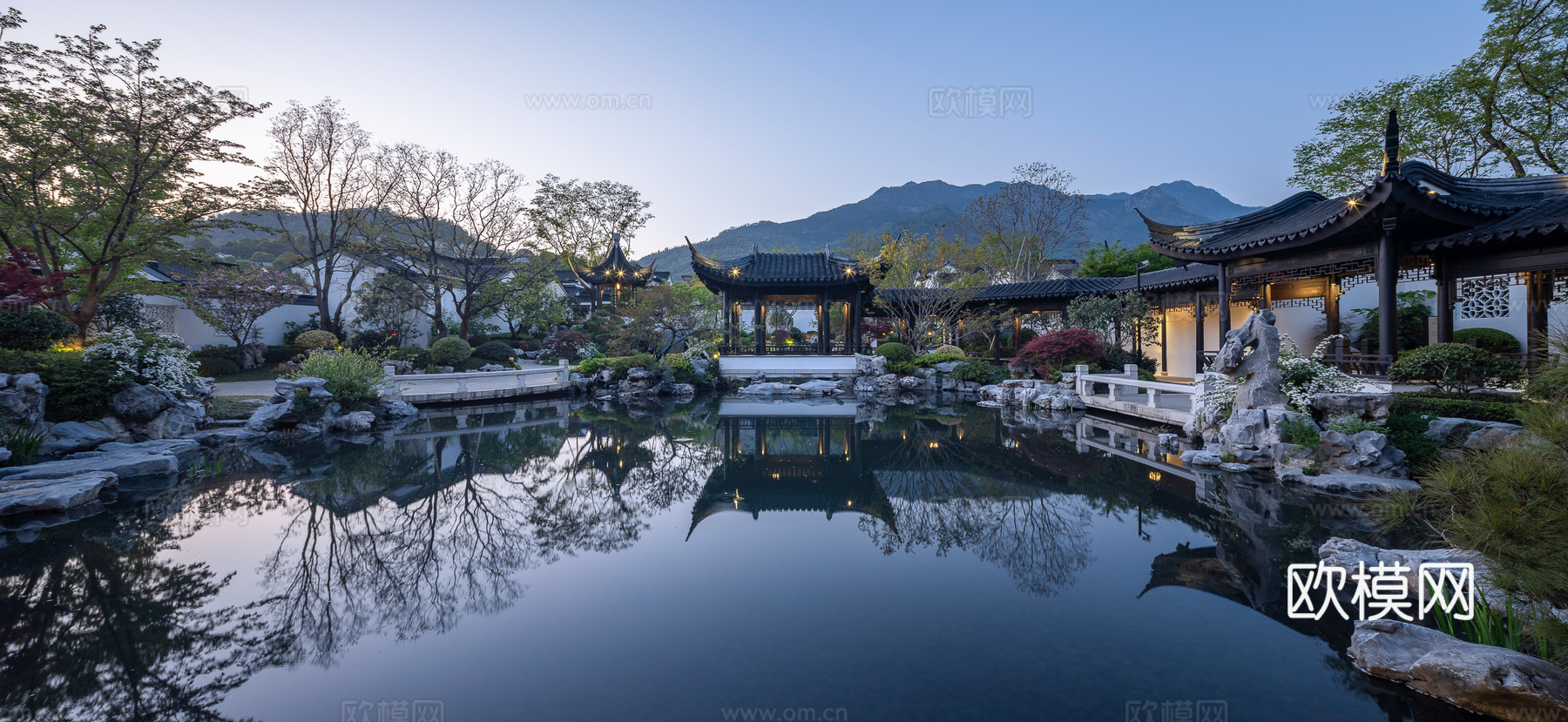 中式园林庭院景观