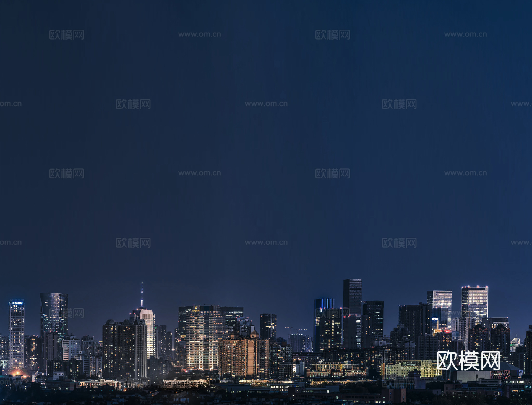 高清都市城市夜景贴图