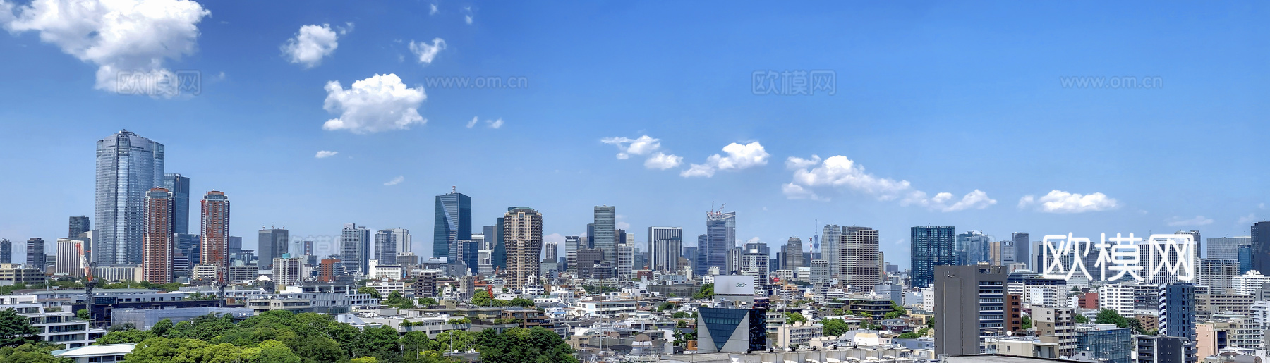 城市白天外景贴图