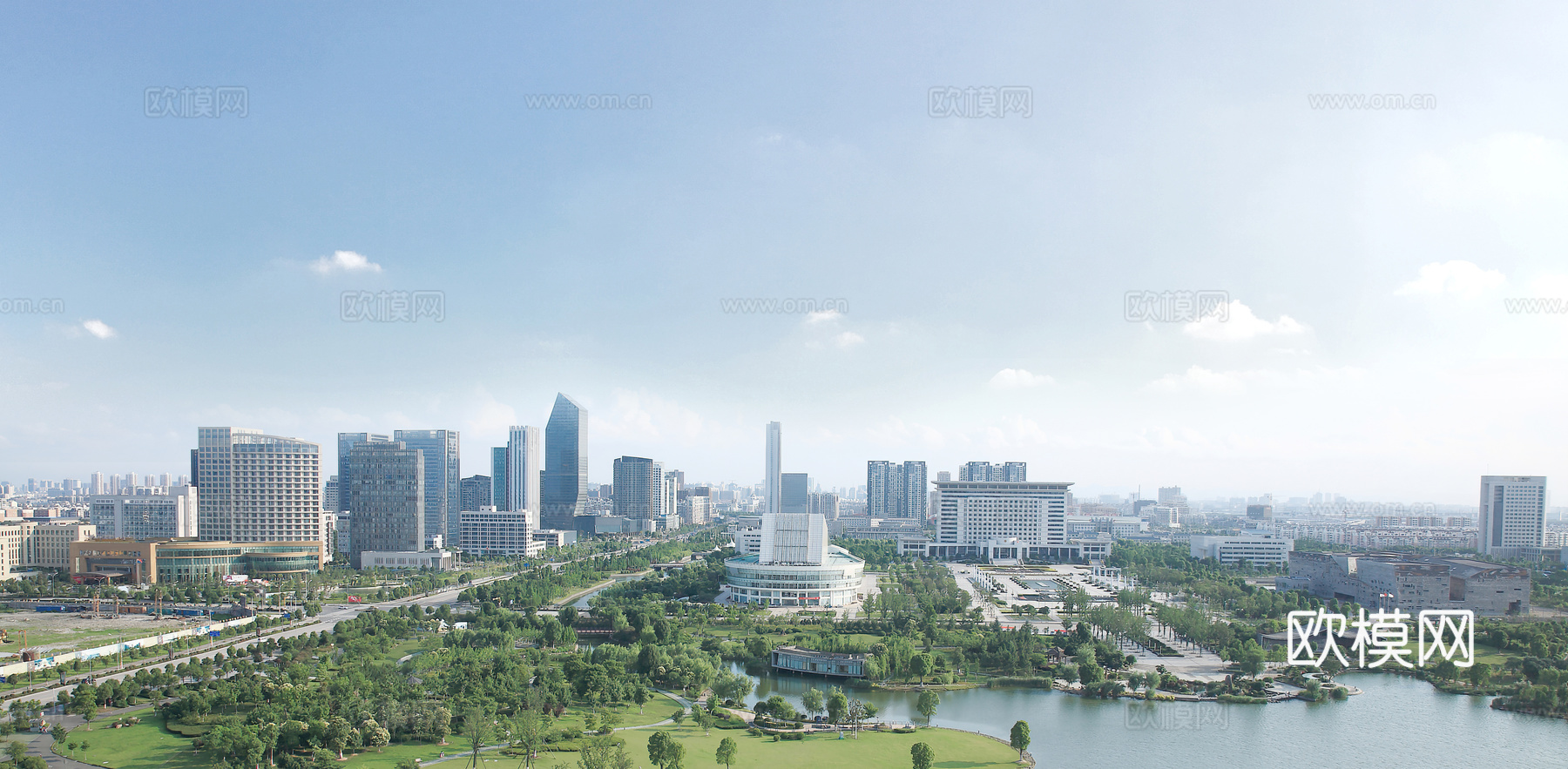 城市白天外景贴图