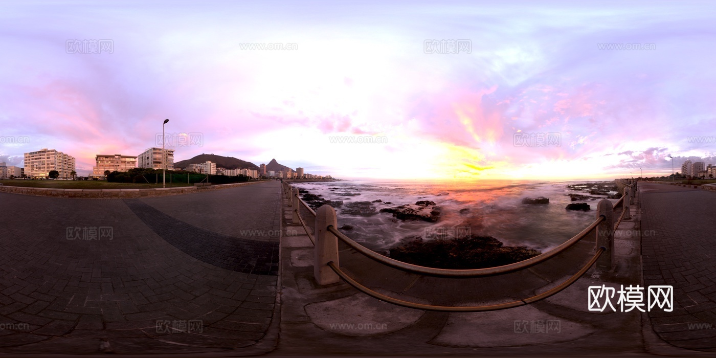 风景 水边湖景 HDR