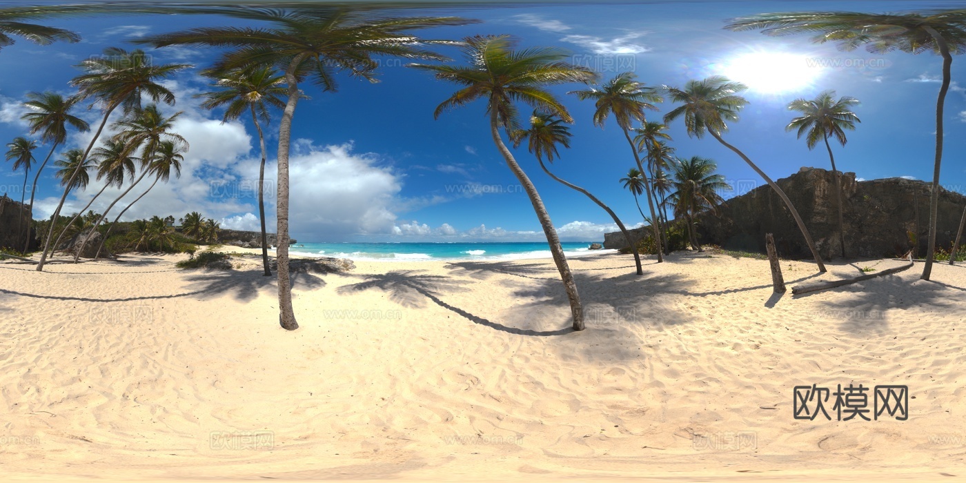 风景 水边湖景 hdr
