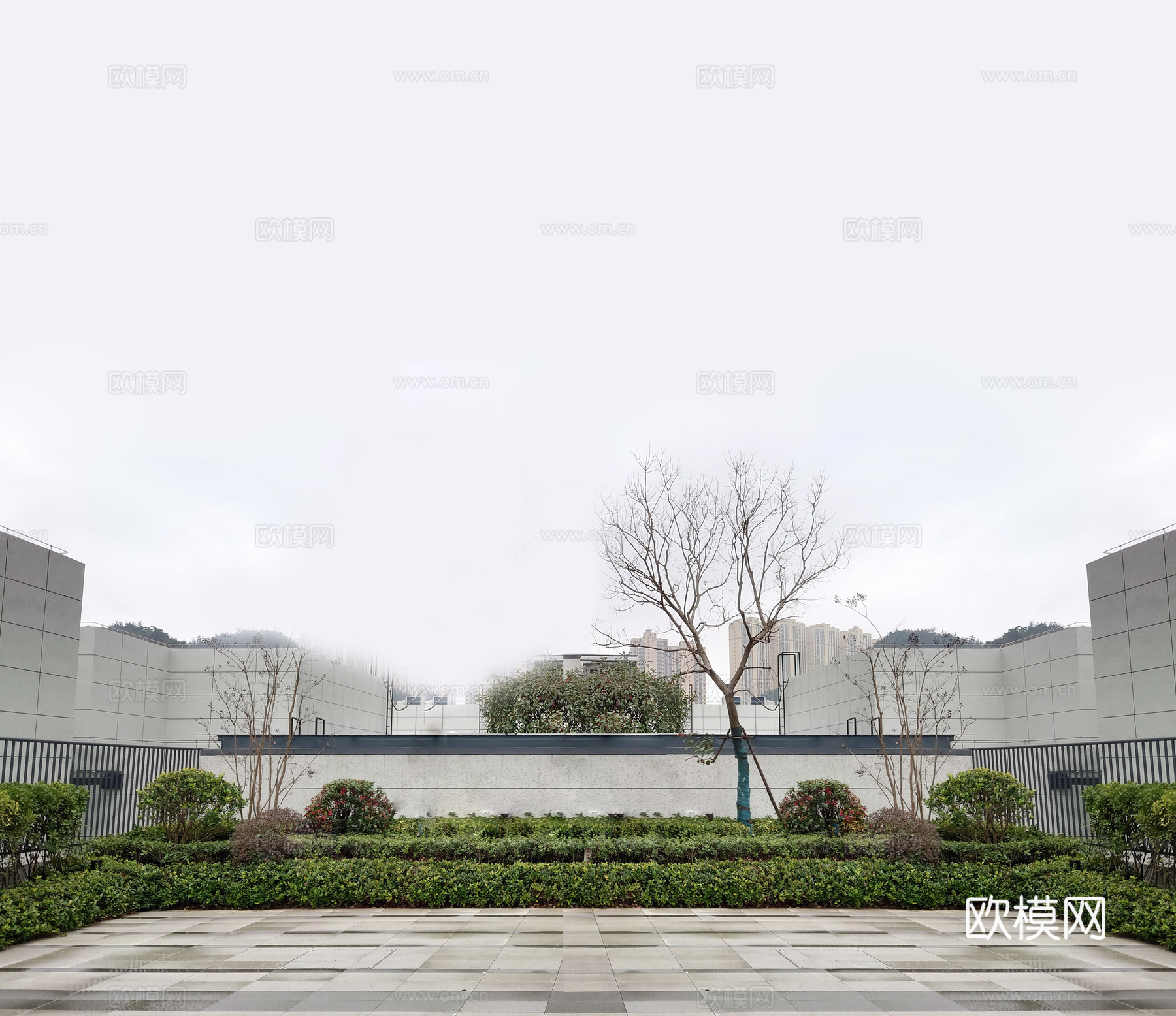 现代园林庭院景观贴图