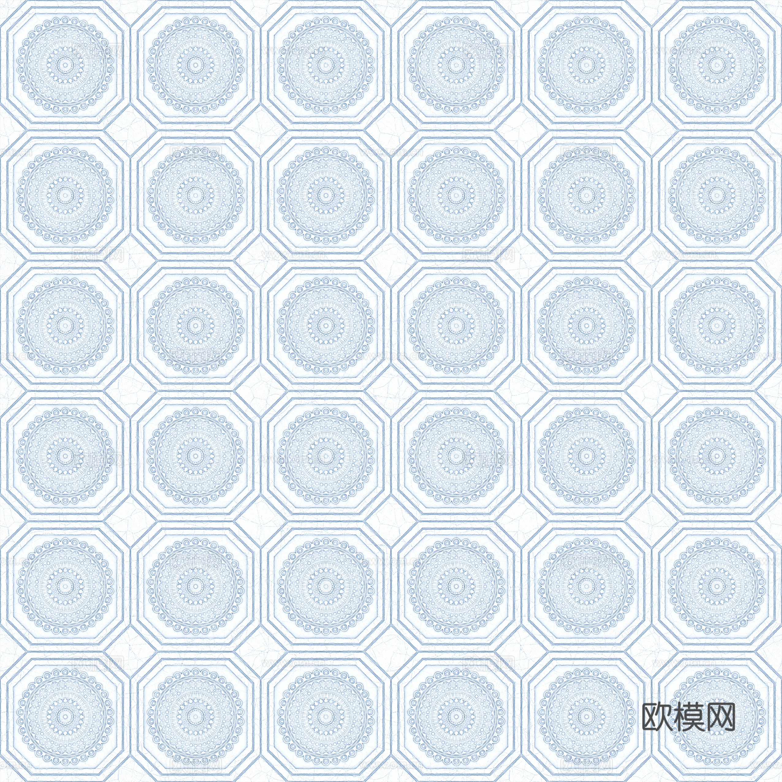 青花纹样瓷砖 拼花马赛克砖 防滑砖 中式纹样