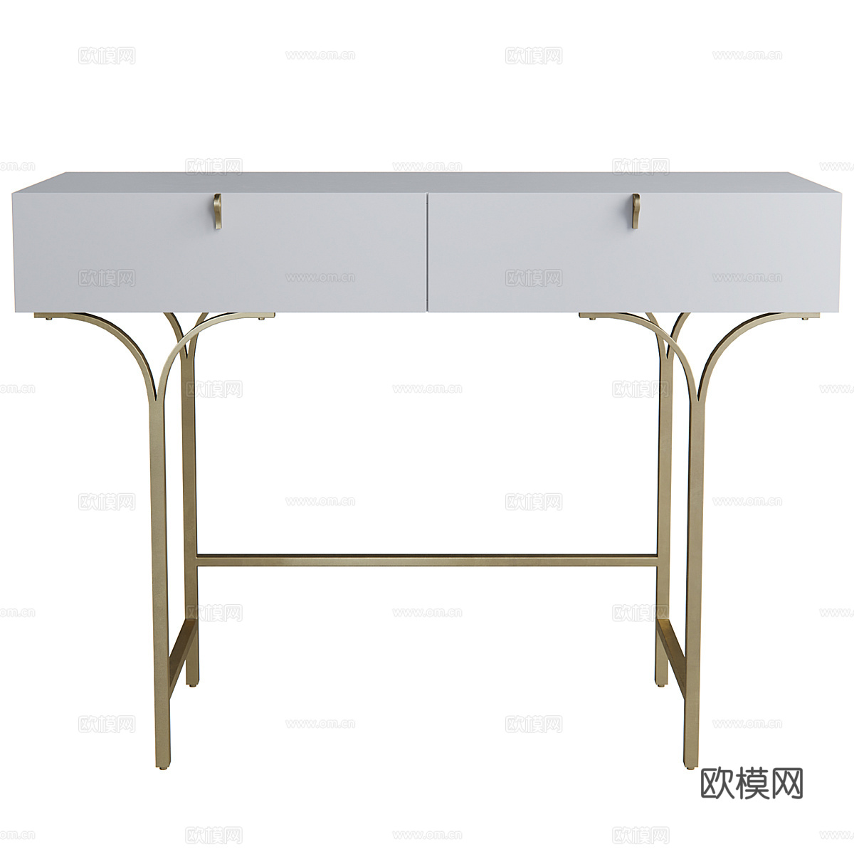 现代轻奢 Sunpan Celine 书桌3d模型