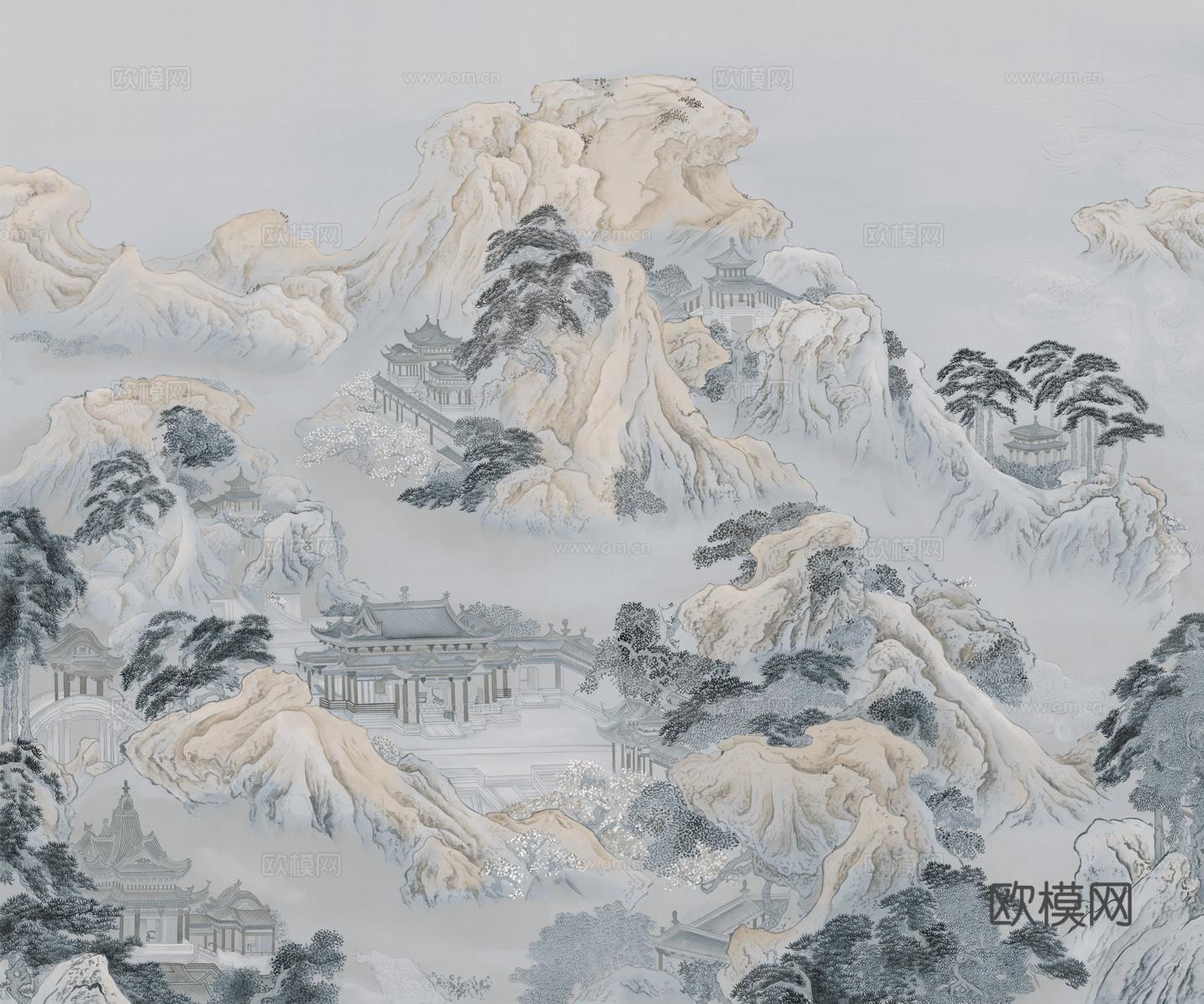 新中式水墨字画装饰画