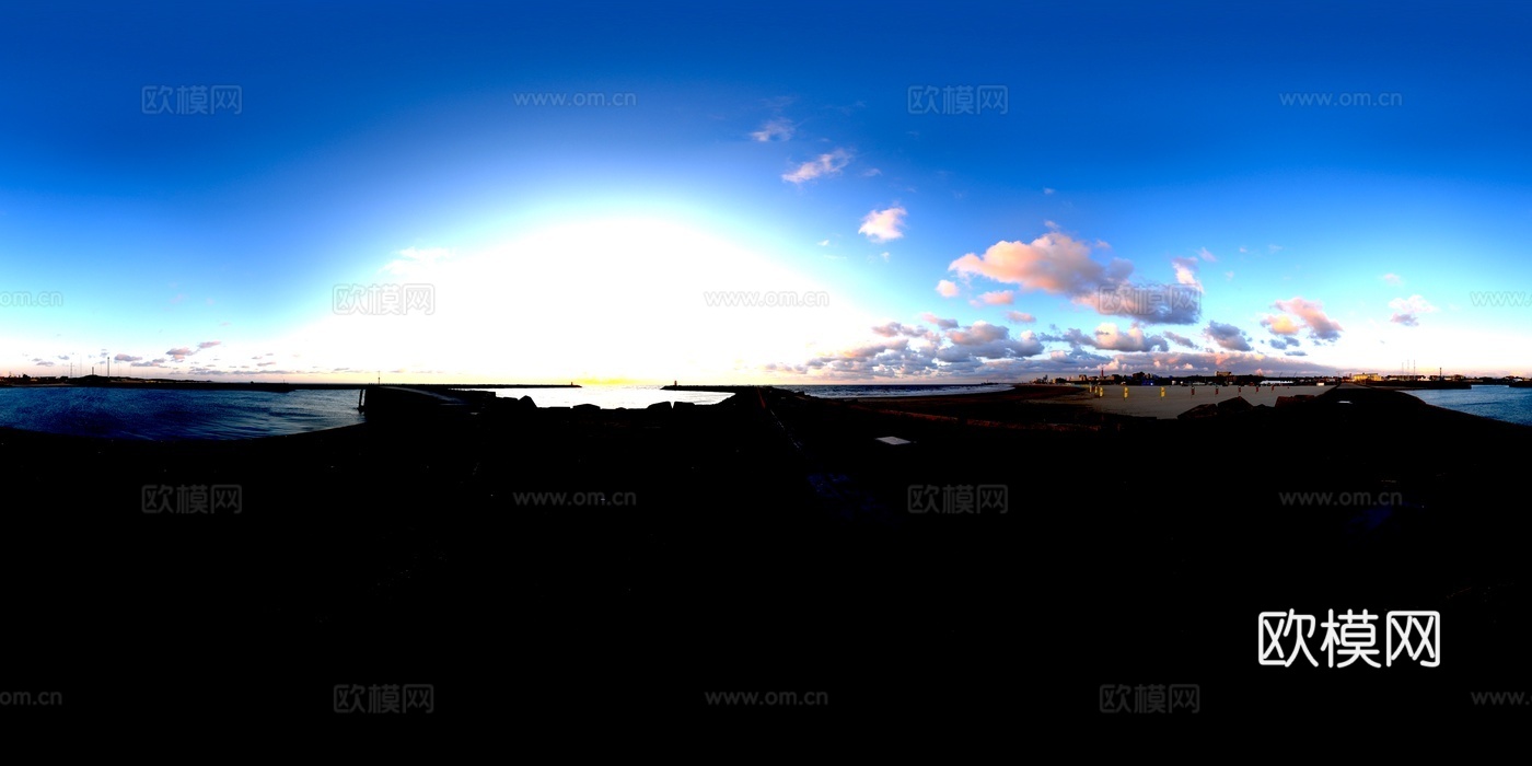 HDR 高清 黄昏天空